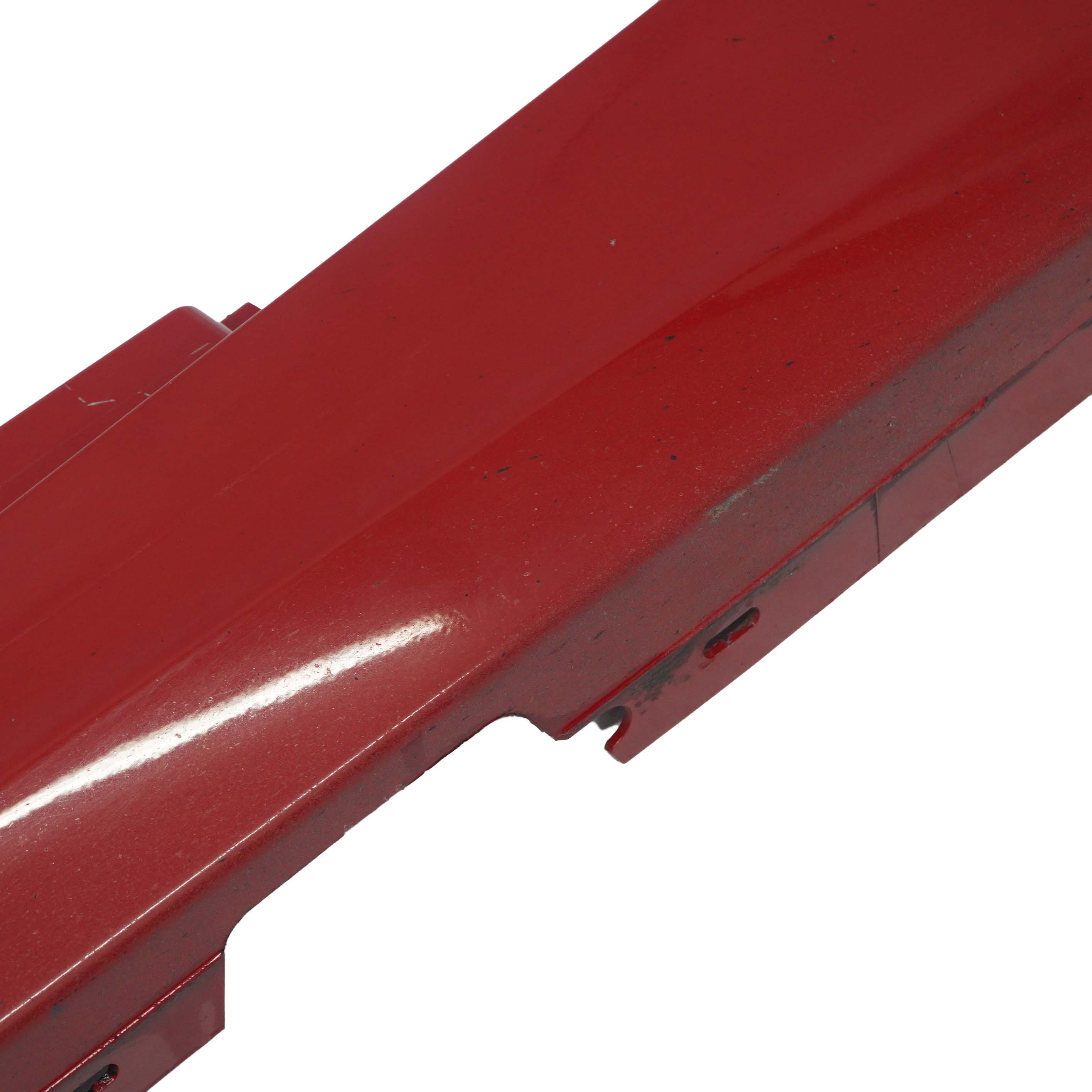 BMW 1 SERIES E87 LCI Sill strip side skirt right O/S Karmesinrot Rot Red A61