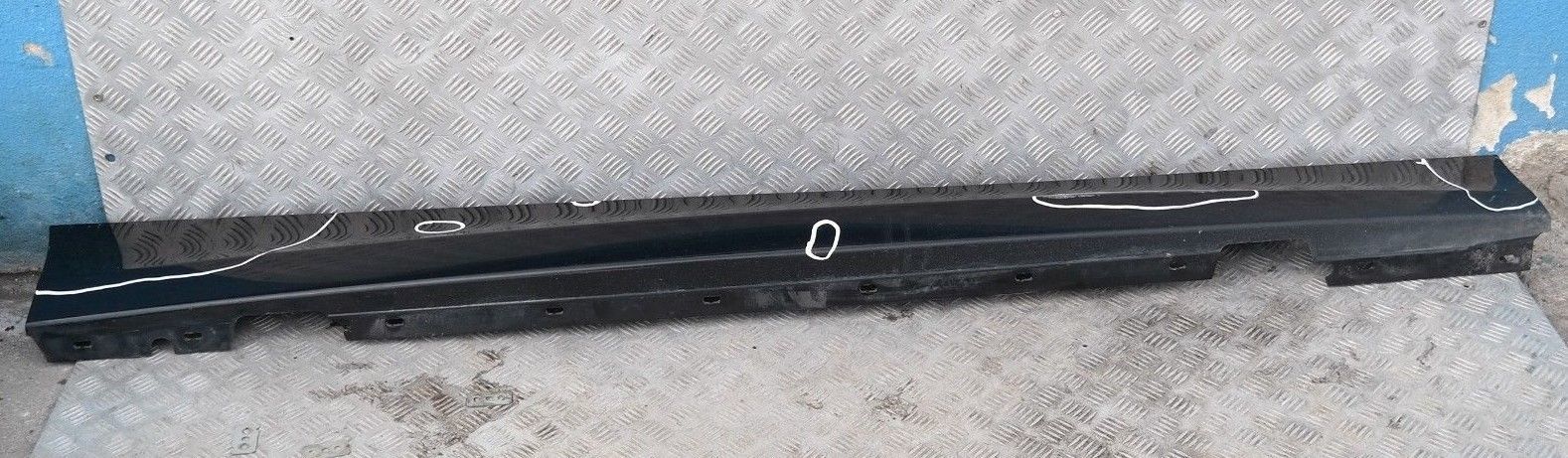 BMW 1 SERIES 13 E87 LCI E87N Sill Strip Side Skirt Right O/S Schwarz II Black 2