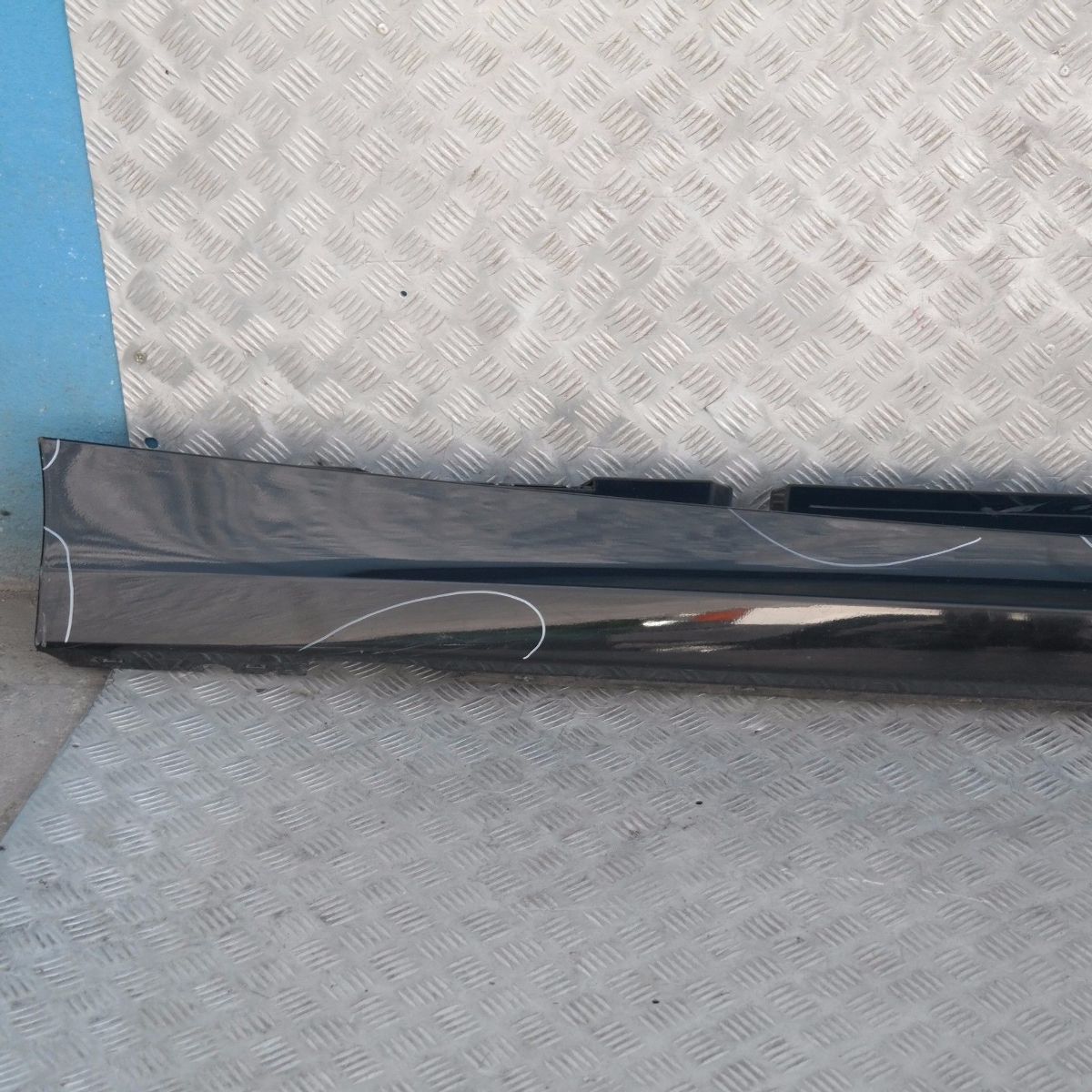 BMW 1 SERIES 4 E87 LCI E87N Sill Strip Side Skirt Right O/S Schwarz II Black 2