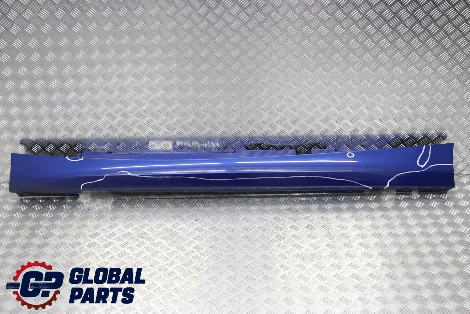 BMW 1 E87 LCI Sill Strip Side Skirt Left N/S Montegoblau Montego Blue - A51