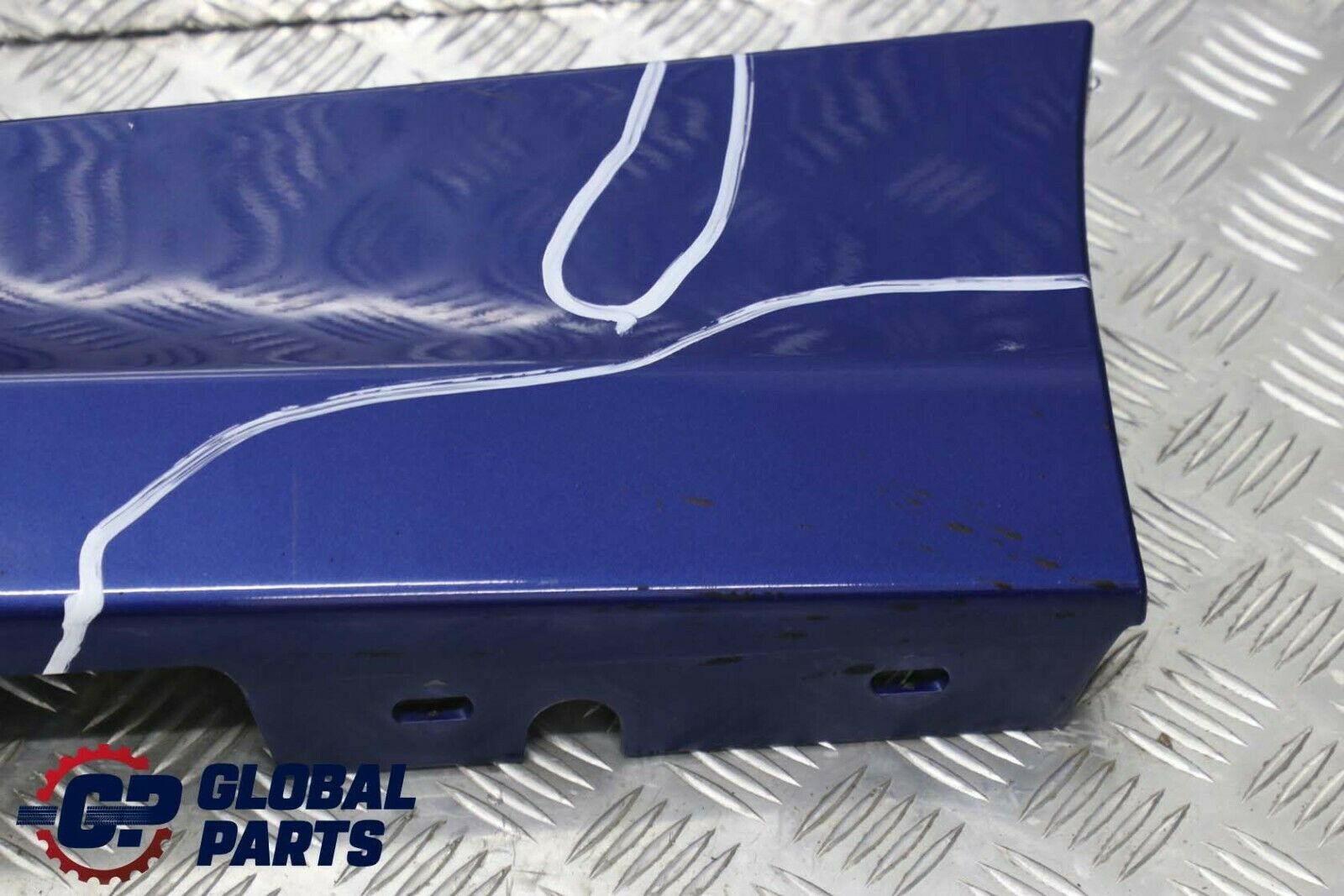 BMW 1 E87 LCI Sill Strip Side Skirt Left N/S Montegoblau Montego Blue - A51