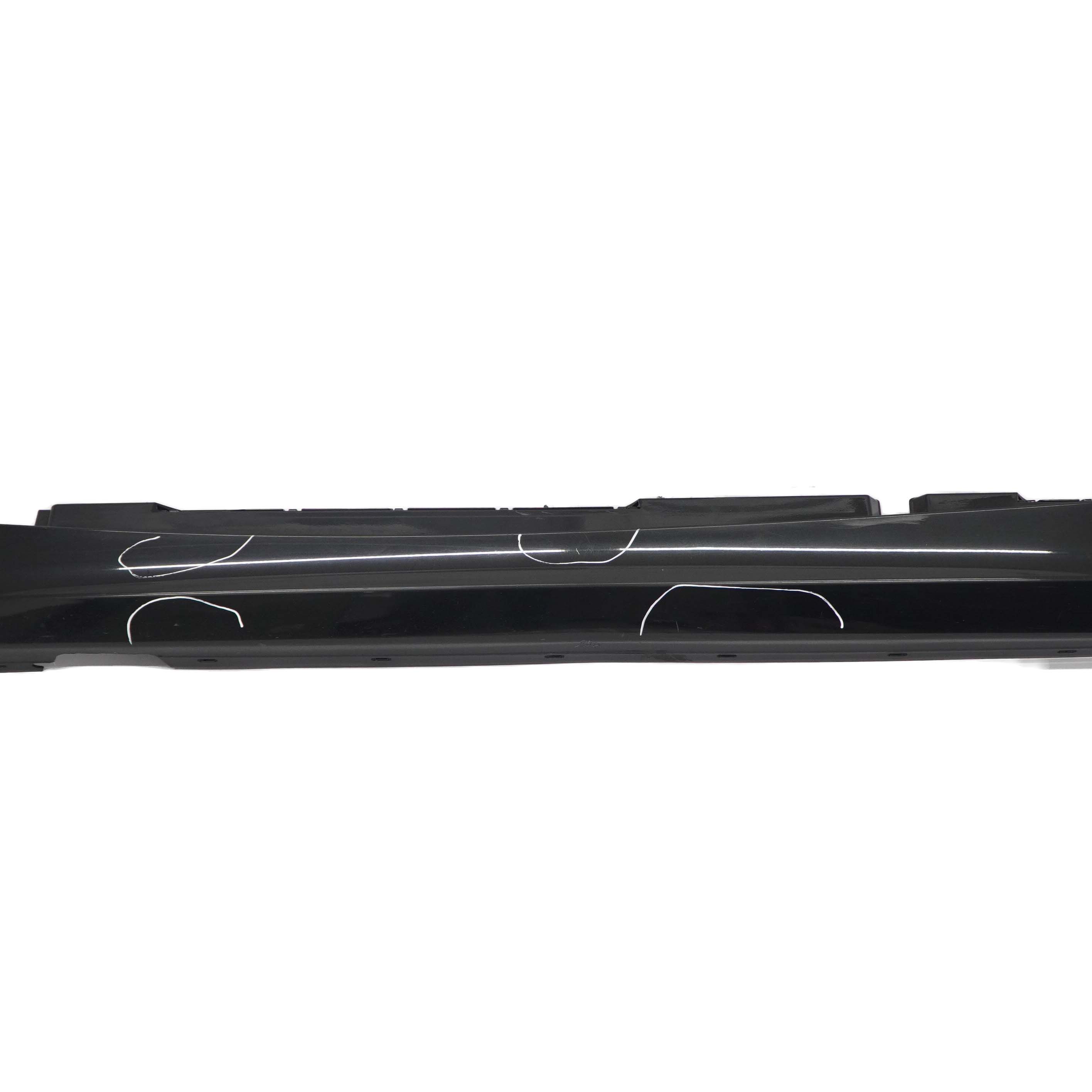 BMW E87 LCI Side Skirt Left N/S Sill Strip Black Sapphire Metallic - 475