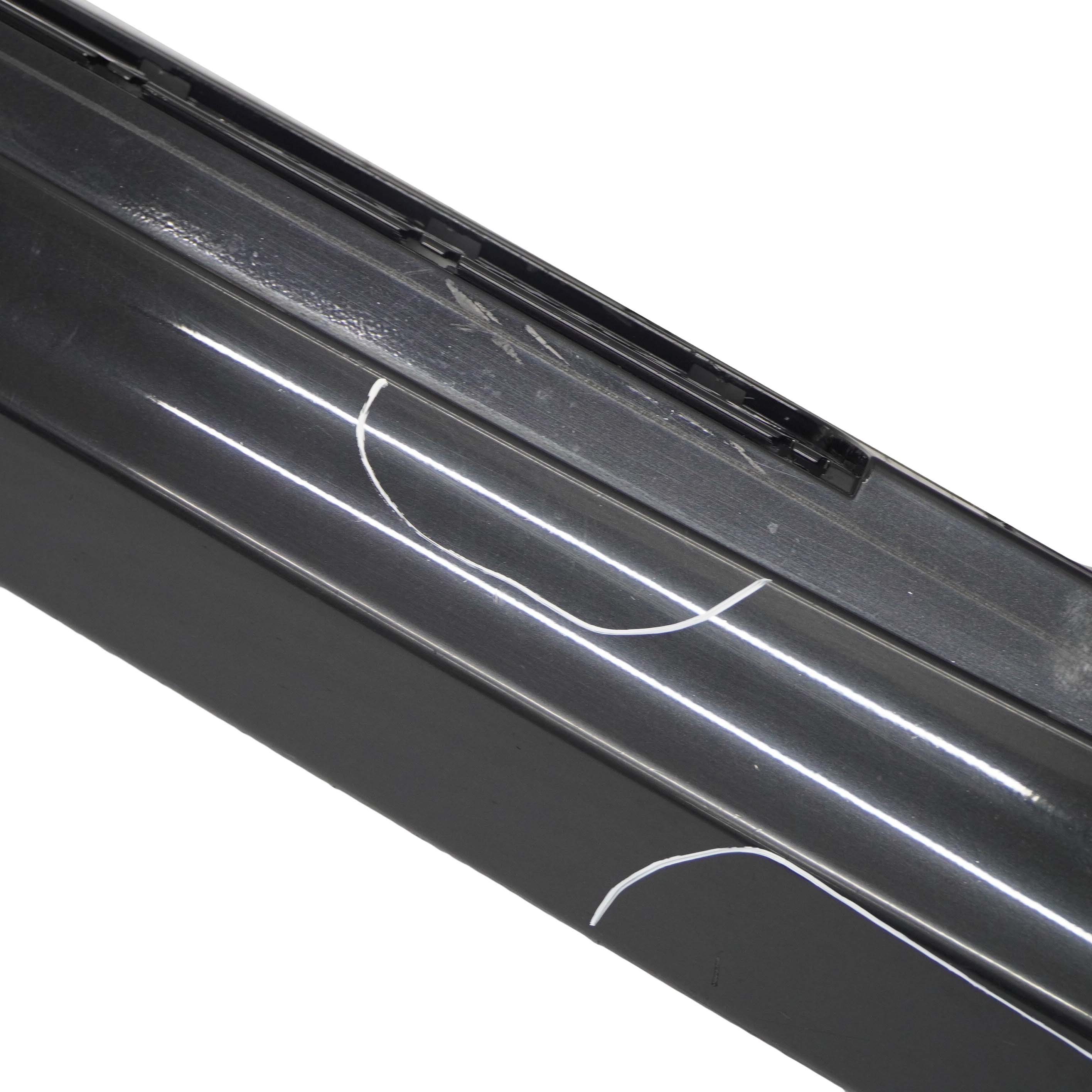 BMW E87 LCI Side Skirt Left N/S Sill Strip Black Sapphire Metallic - 475