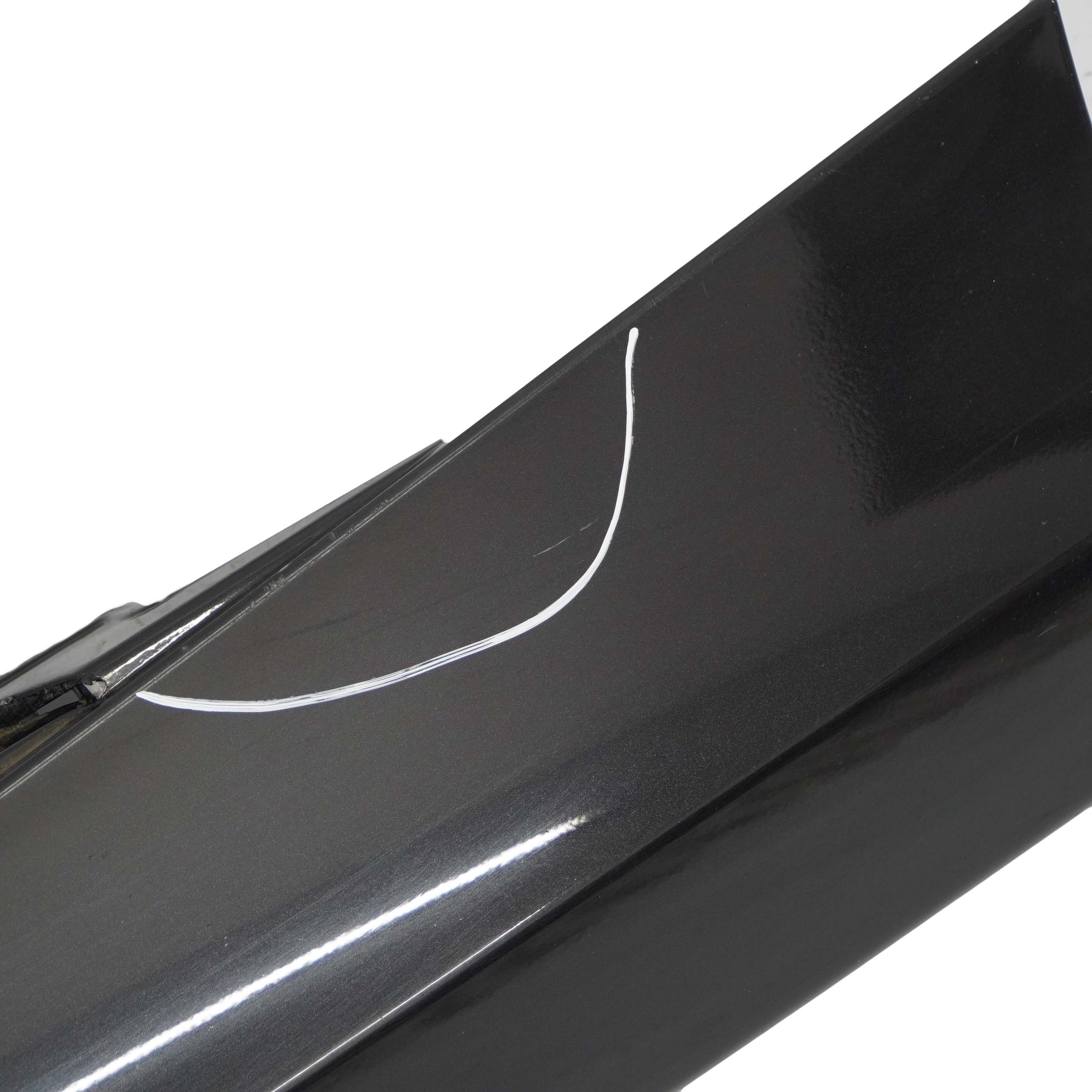 BMW E87 LCI Side Skirt Left N/S Sill Strip Black Sapphire Metallic - 475