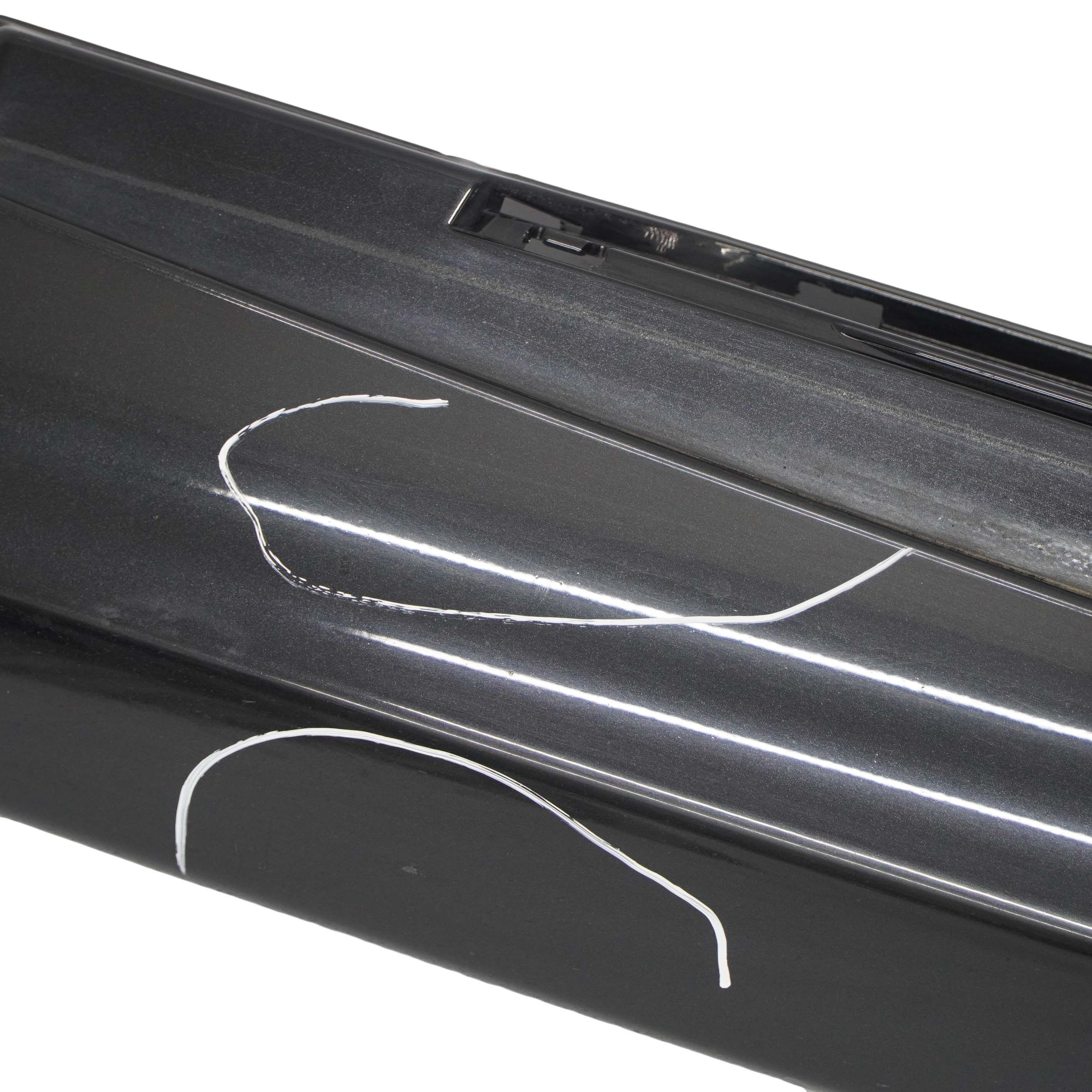 BMW E87 LCI Side Skirt Left N/S Sill Strip Black Sapphire Metallic - 475