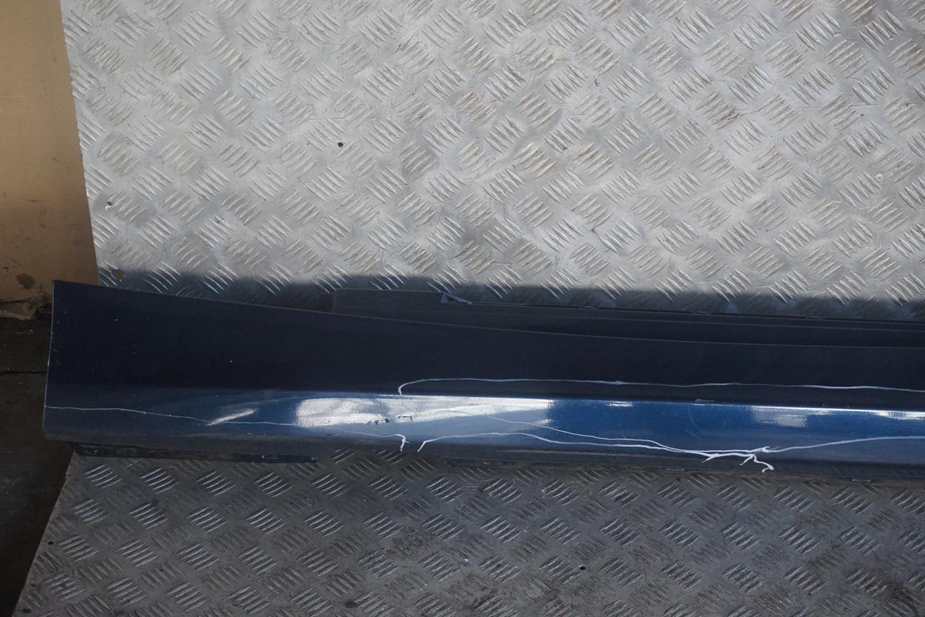 BMW 1 E87 LCI Sill Strip Side Skirt Left N/S Tiefseeblau Deep Sea Blue A76