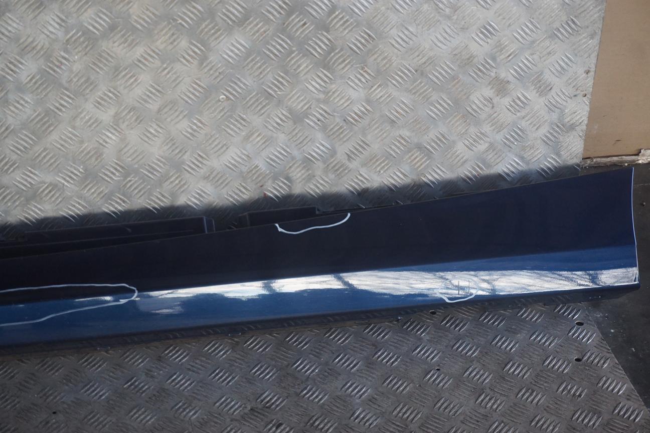 BMW 1 E87 LCI Sill Strip Side Skirt Left N/S Tiefseeblau Deep Sea Blue A76