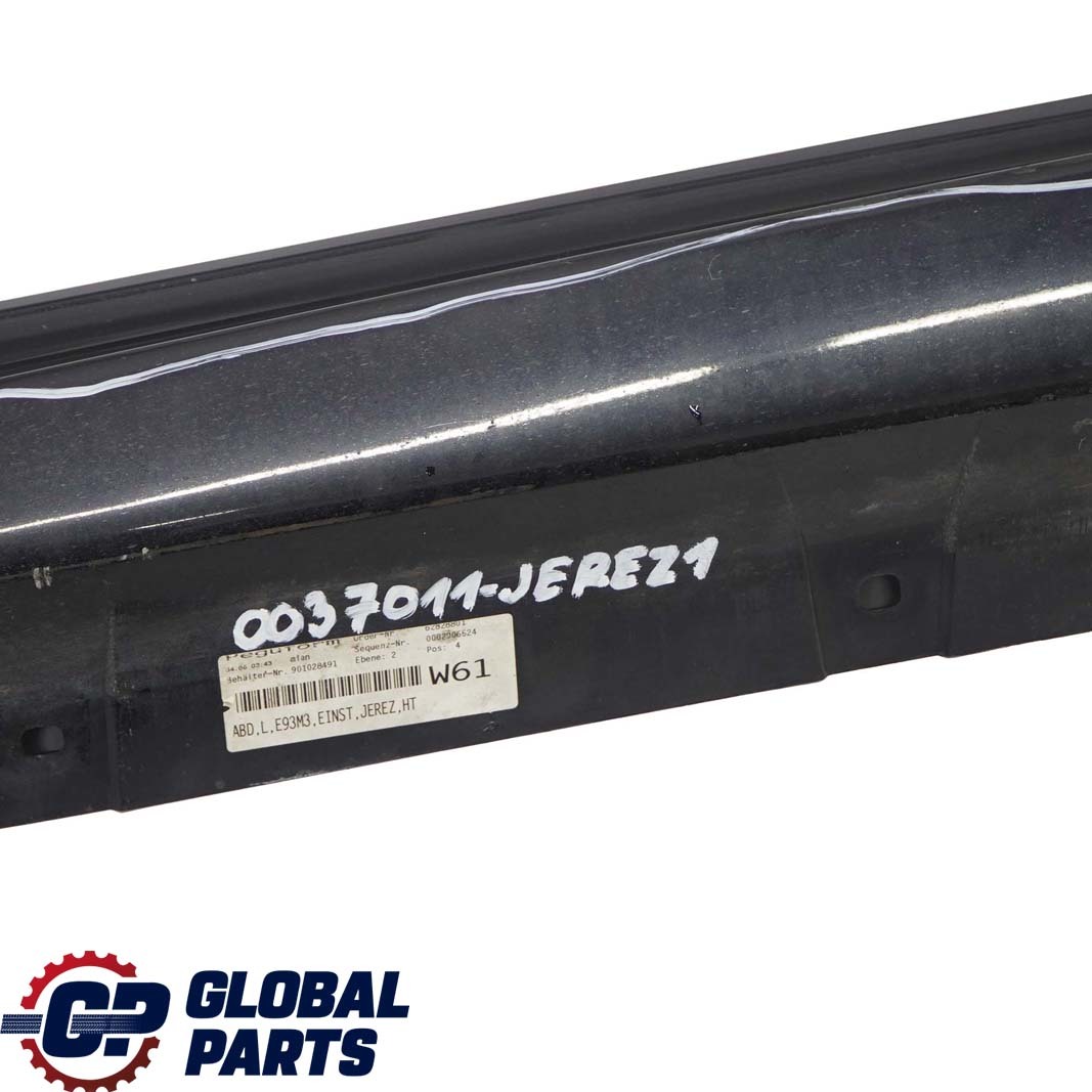 BMW 3 E93 M3 1 Convertible Sill Strip Side Skirt Left N/S Jerezschwarz - A73