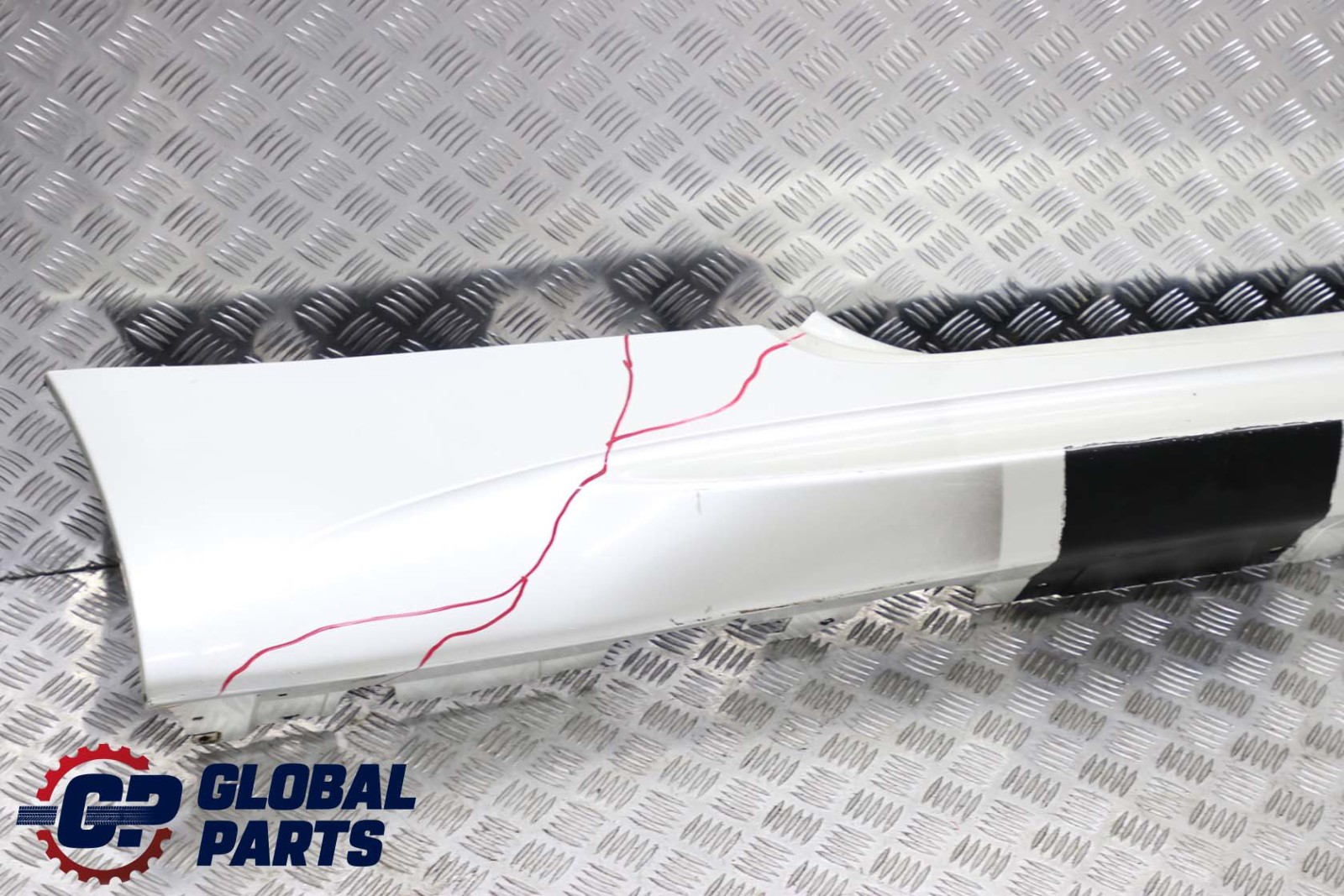 BMW 3 E93 M3 Convertible Sill Strip Side Skirt Right O/S White Gold