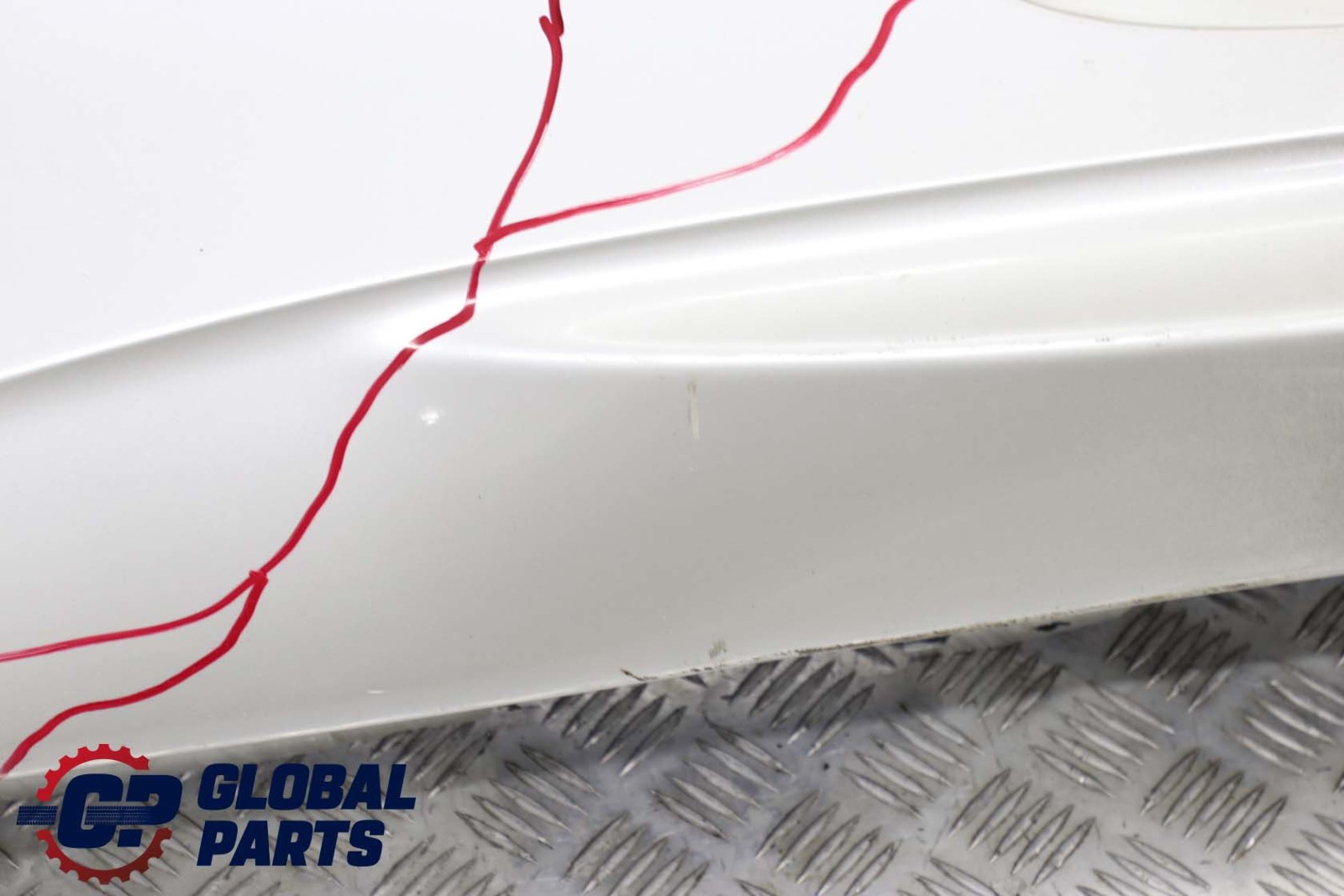 BMW 3 E93 M3 Convertible Sill Strip Side Skirt Right O/S White Gold