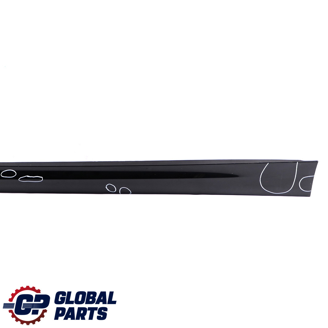 BMW 3 Series E90 E91 LCI Sill Strip Side Skirt Left N/S Black Sapphire - 475