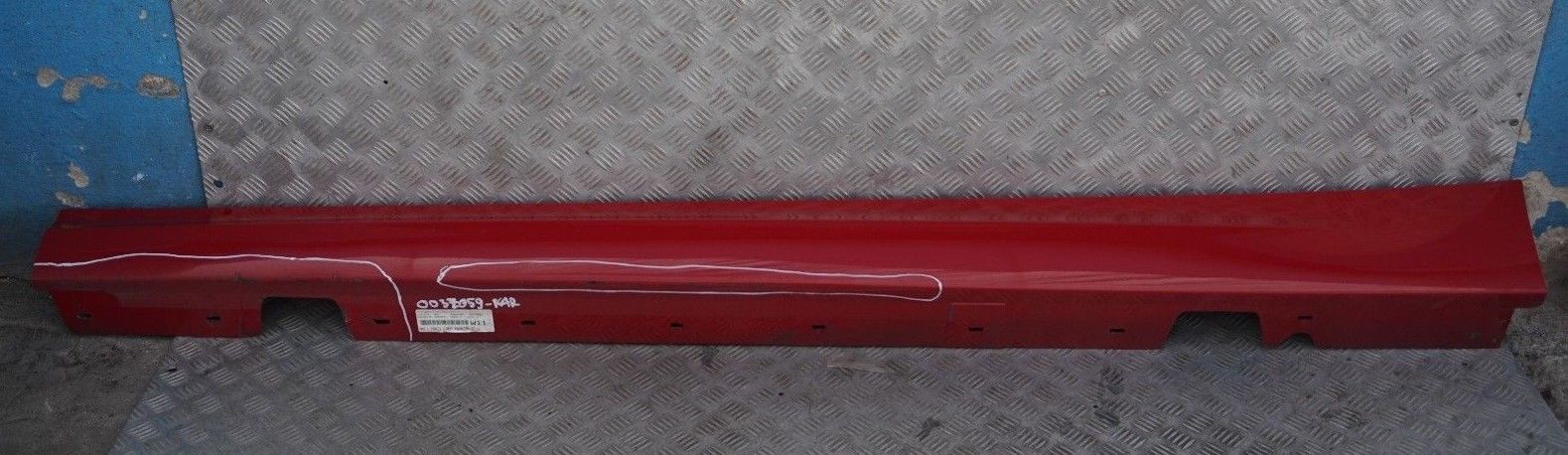 BMW 3 SERIES E90 E91 LCI Sill strip side skirt left N/S Karmesinrot Crimson Red