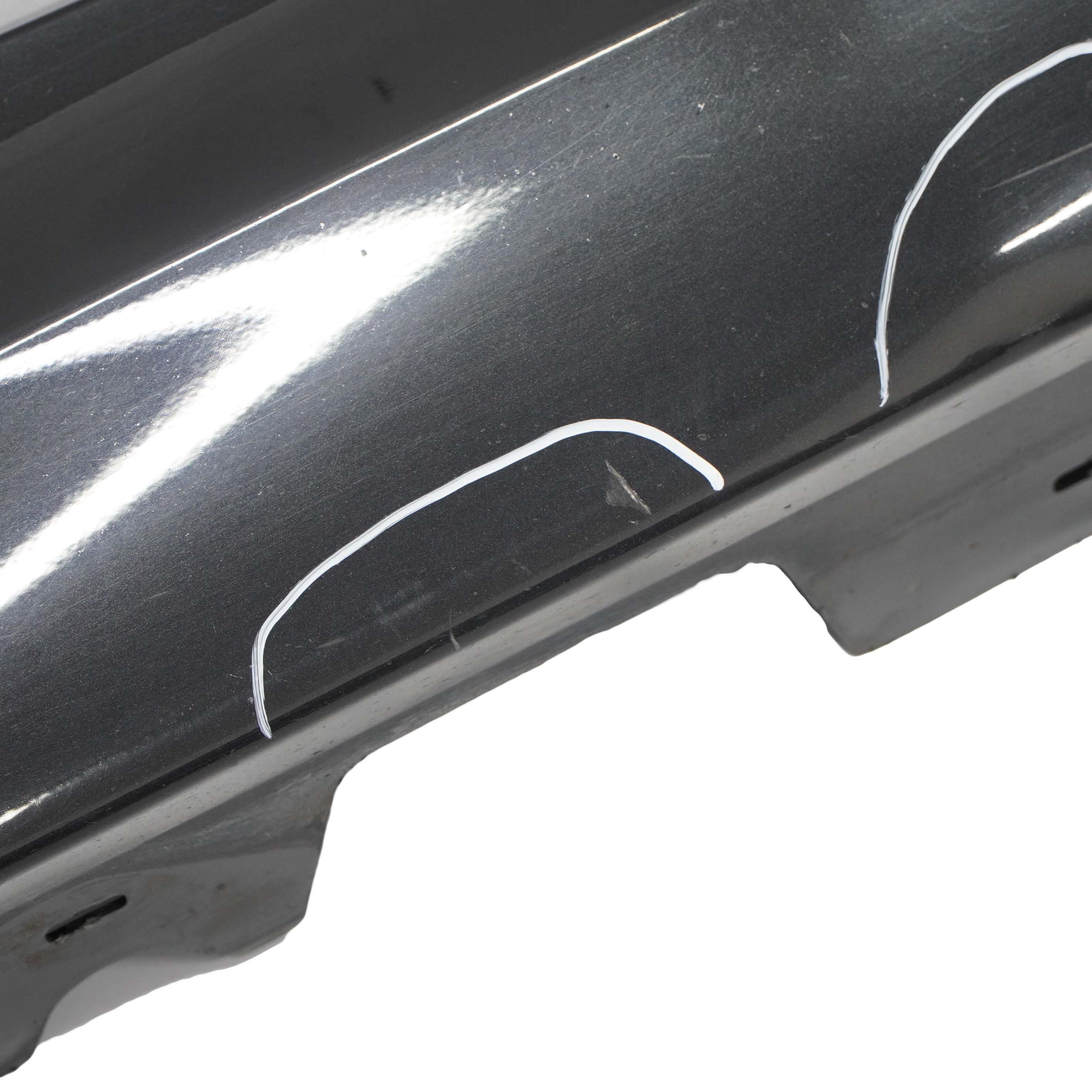 BMW 3 E90 E91 LCI 2 Sill Strip Side Skirt Right O/S Black Sapphire - 475