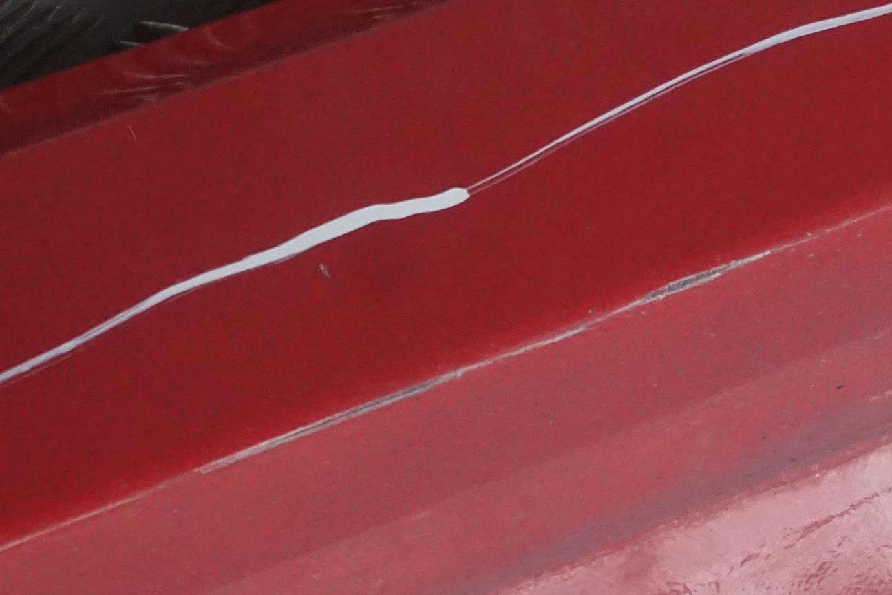 BMW 3 Series E90 E91 LCI 1 Sill Strip Side Skirt Right O/S Karmesinrot Red A61