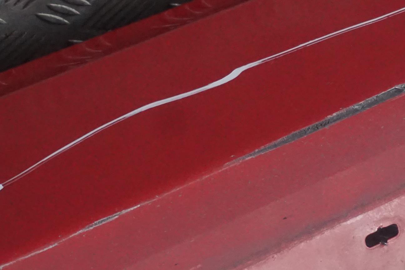 BMW 3 Series E90 E91 LCI 1 Sill Strip Side Skirt Right O/S Karmesinrot Red A61