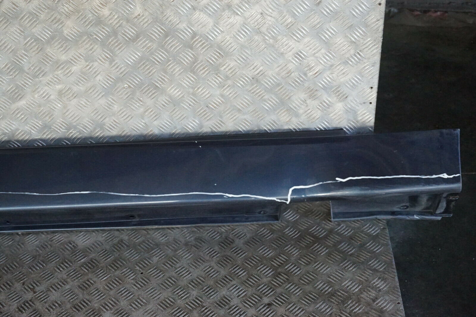 BMW 7 Series E65 Door Sill Cover Skirt Right O/S Toledoblau Toledo Blue Blau