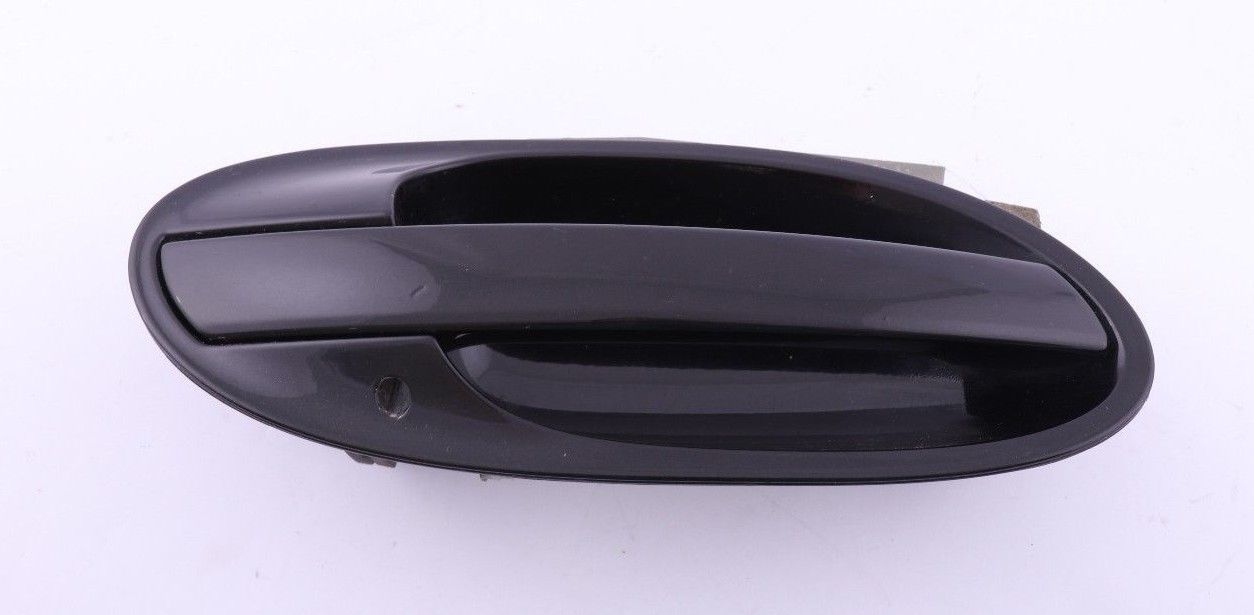 BMW 7 Series E65 E66 Complete Rear Right Grab Handle O/S Black Sapphire 475