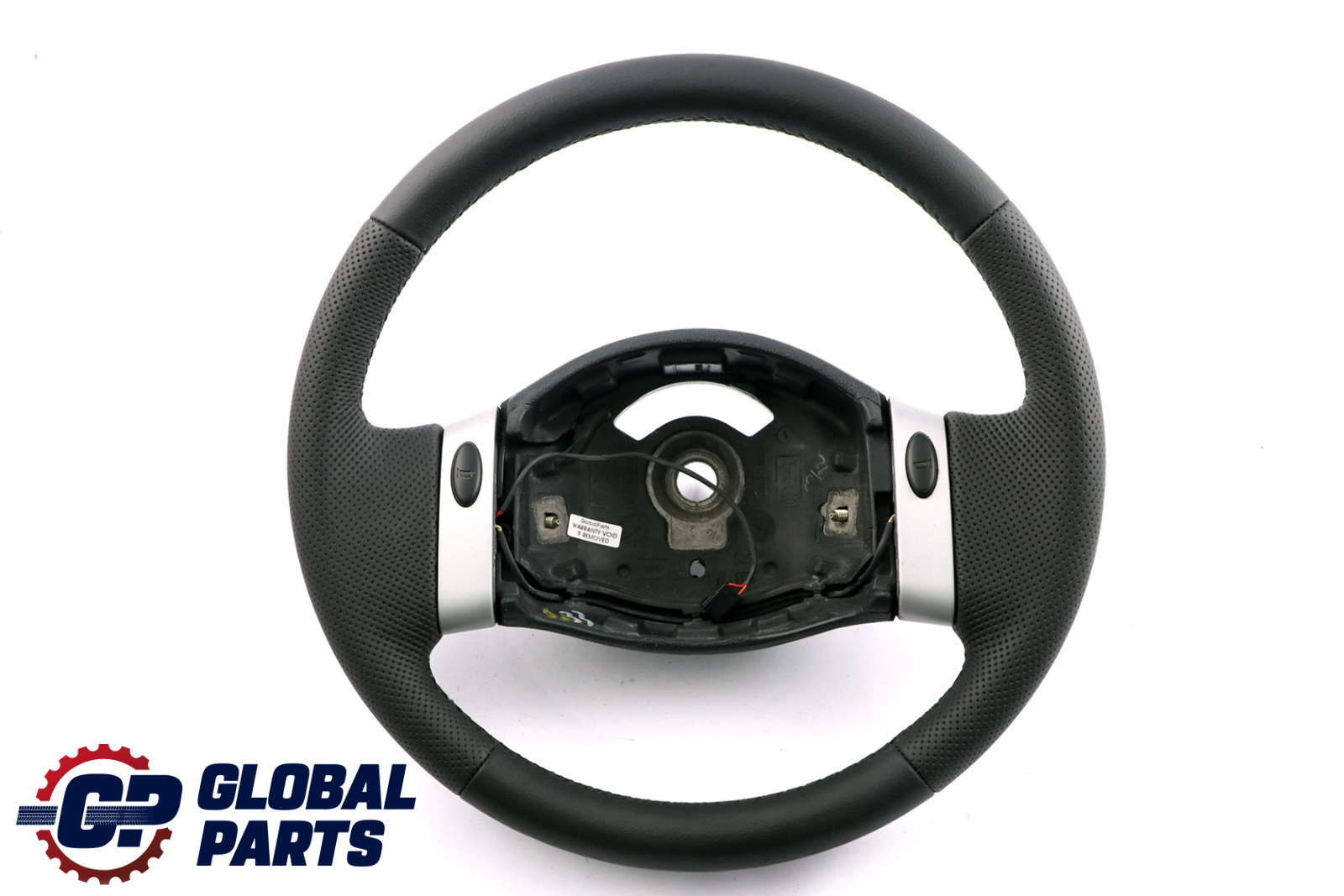 Mini Cooper One R50 R52 R53 NEW Black Leather Steering Wheel Trim 2 Spoke