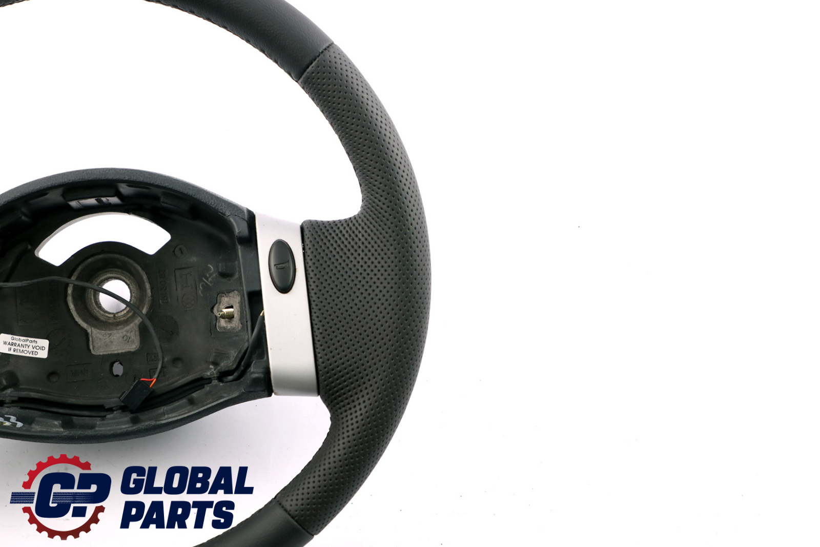 Mini Cooper One R50 R52 R53 NEW Black Leather Steering Wheel Trim 2 Spoke