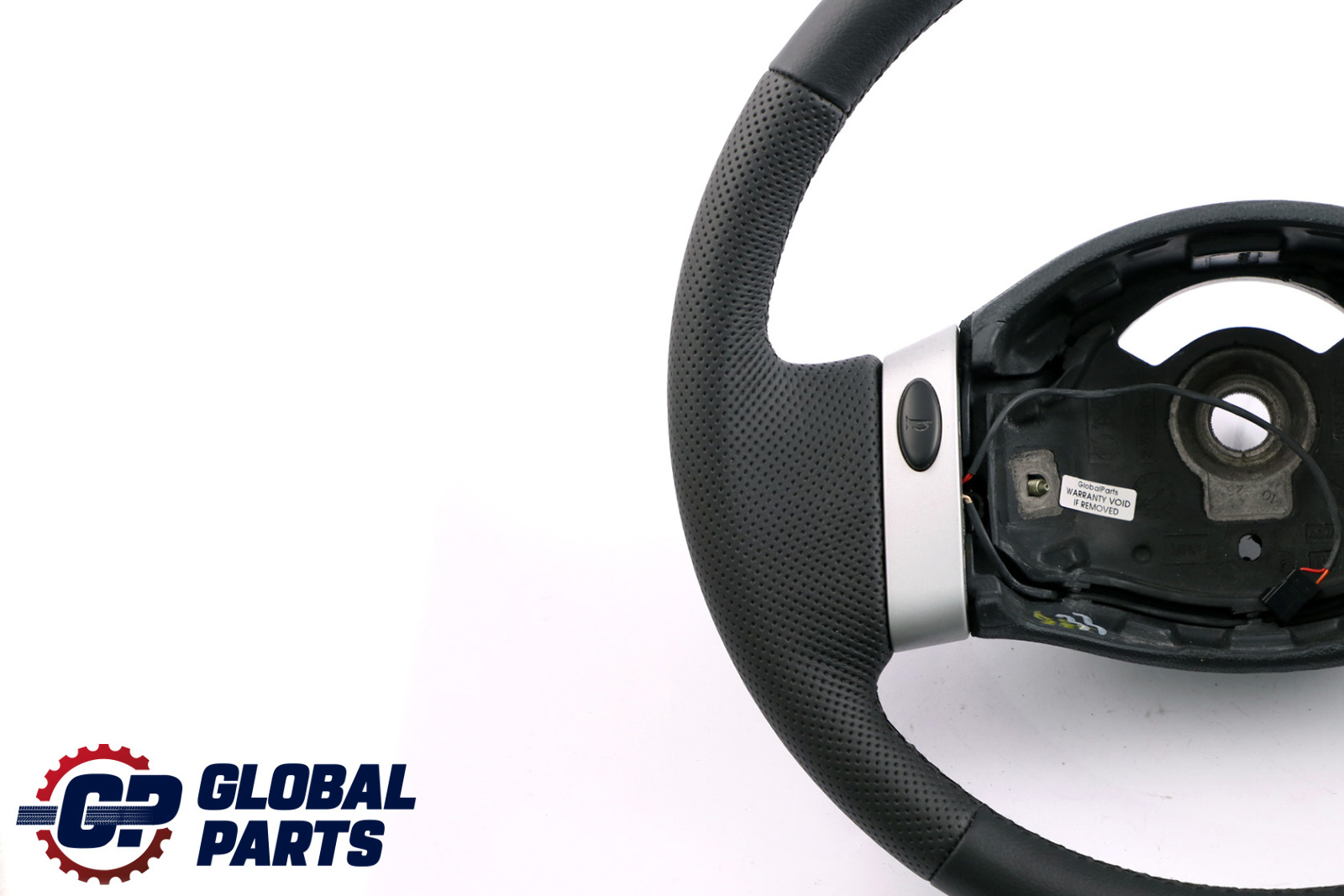 Mini Cooper One R50 R52 R53 NEW Black Leather Steering Wheel Trim 2 Spoke