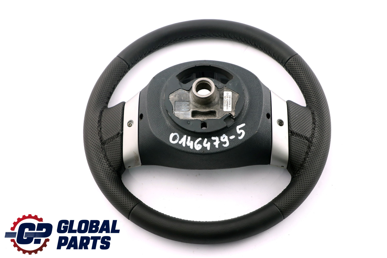 Mini Cooper One R50 R52 R53 NEW Black Leather Steering Wheel Trim 2 Spoke