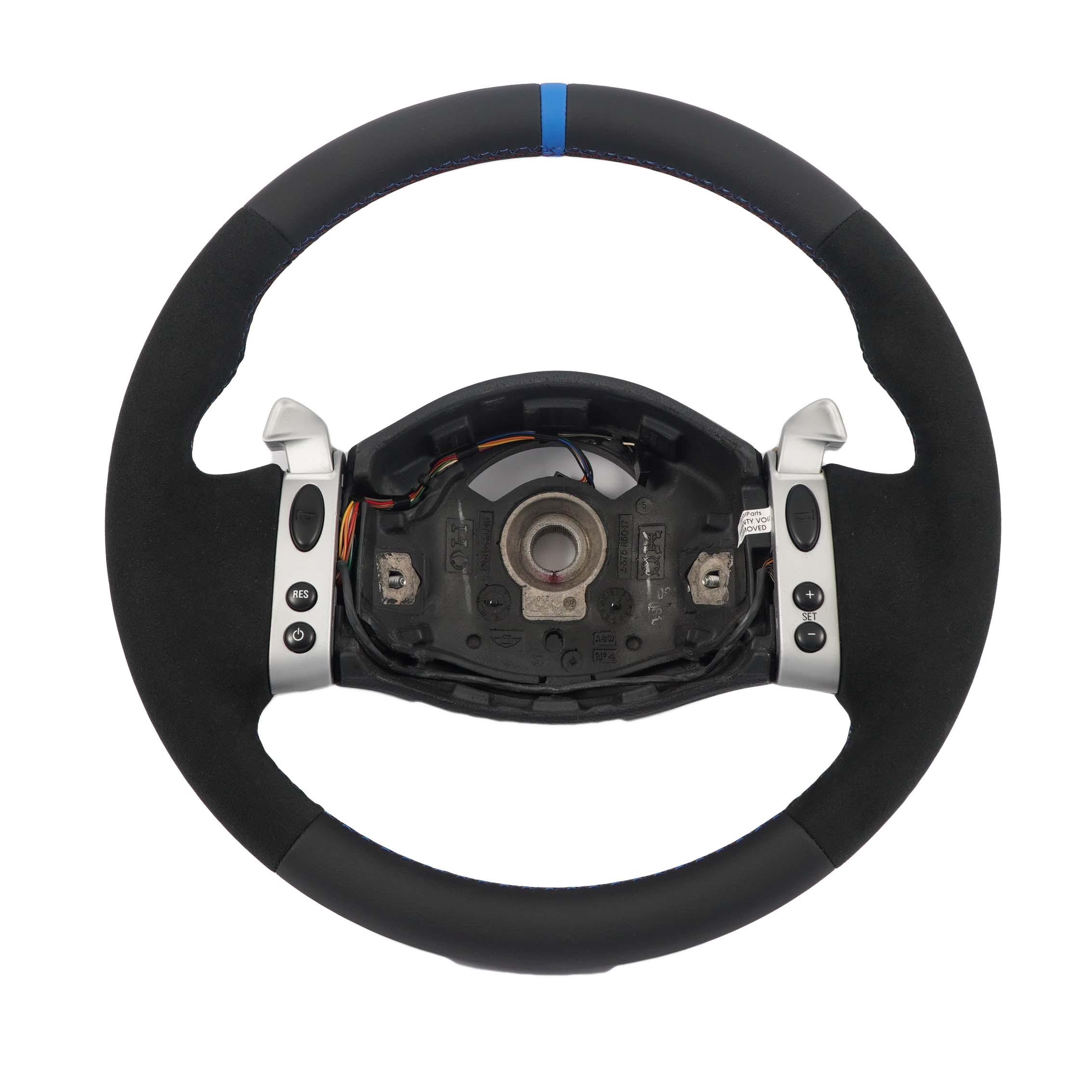 Mini Cooper R50 NEW Black Leather Sport Steering Wheel Steptronic Multifunction