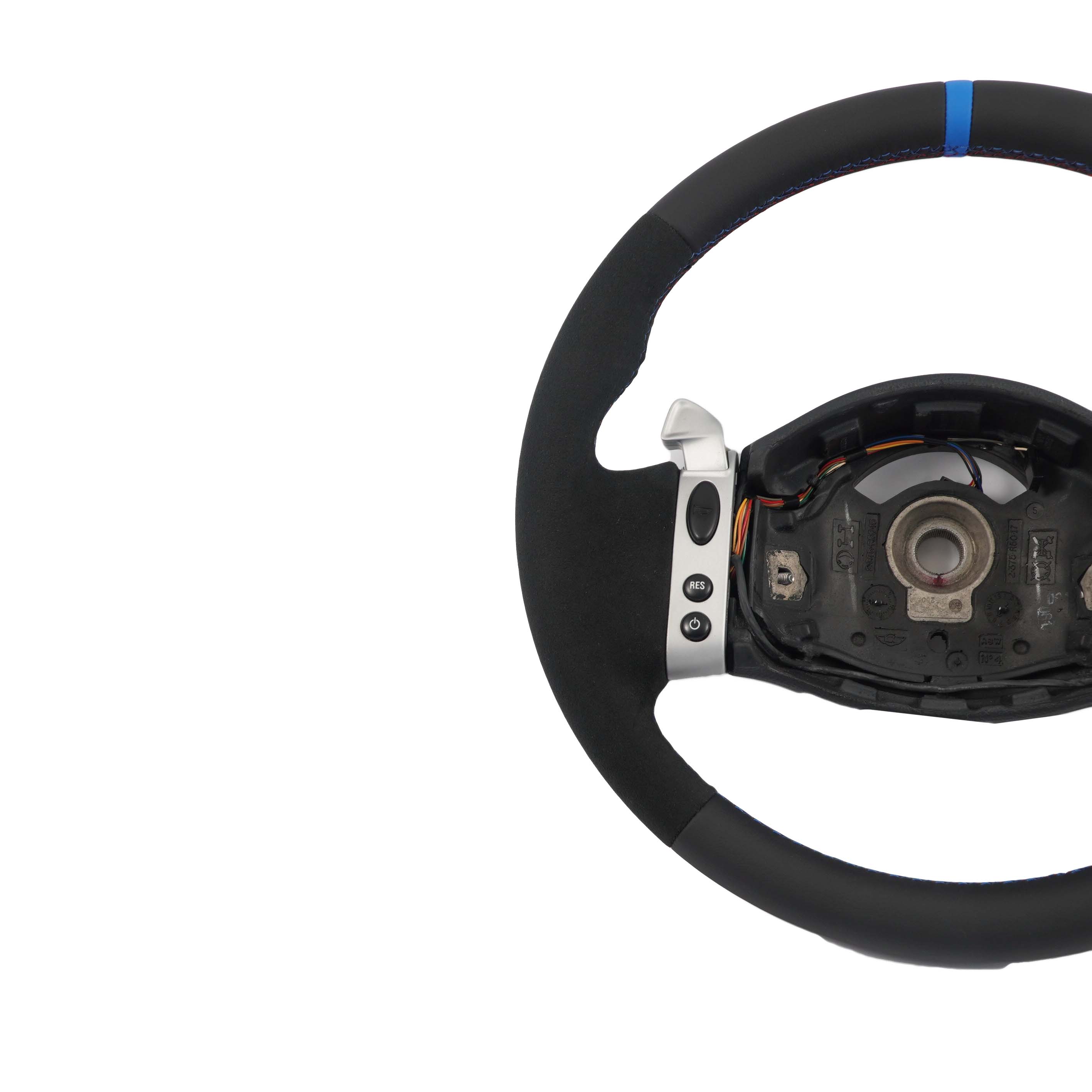 Mini Cooper R50 NEW Black Leather Sport Steering Wheel Steptronic Multifunction