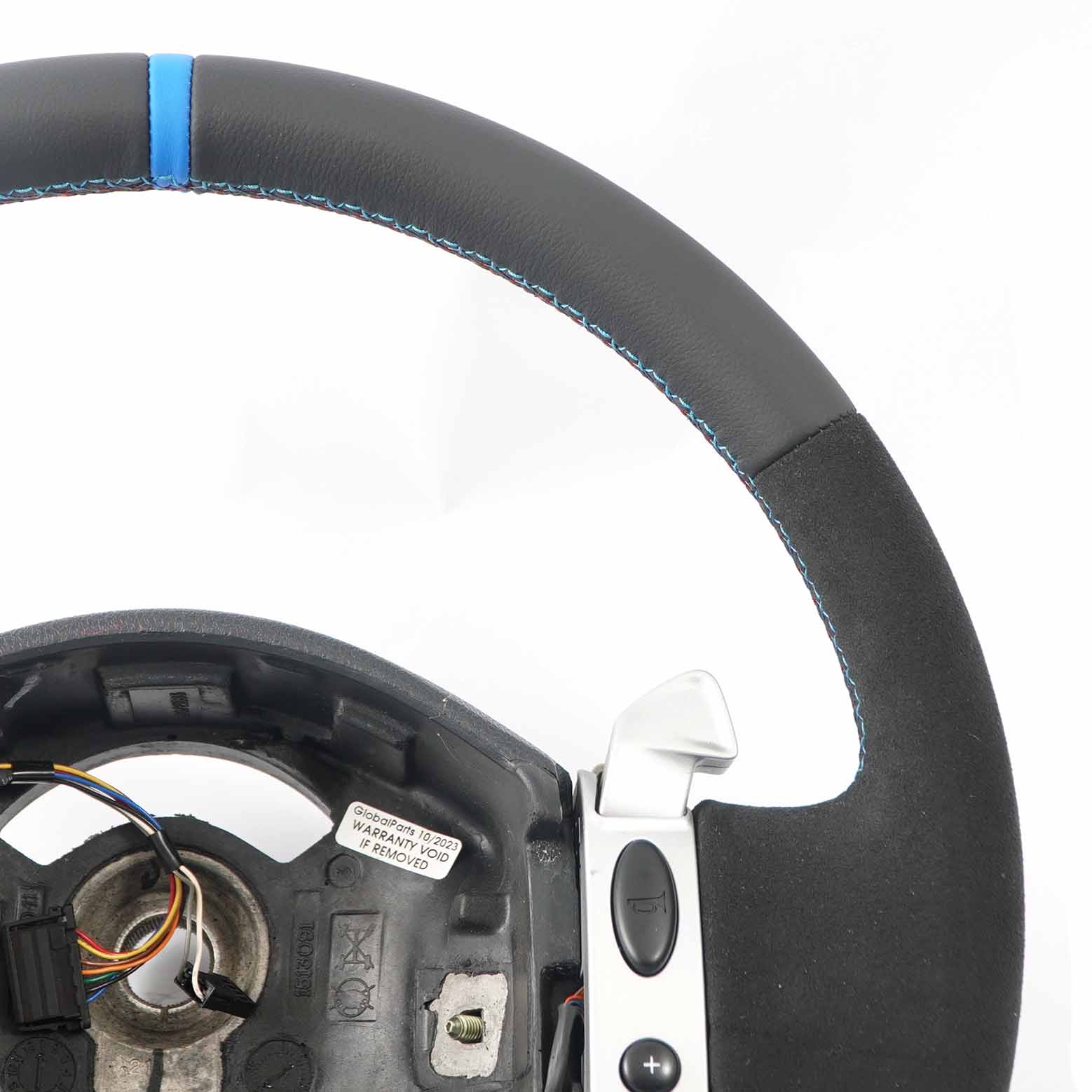 Mini R50 NEW Black Leather / Alcantara Steering Wheel Steptronic Multifunction