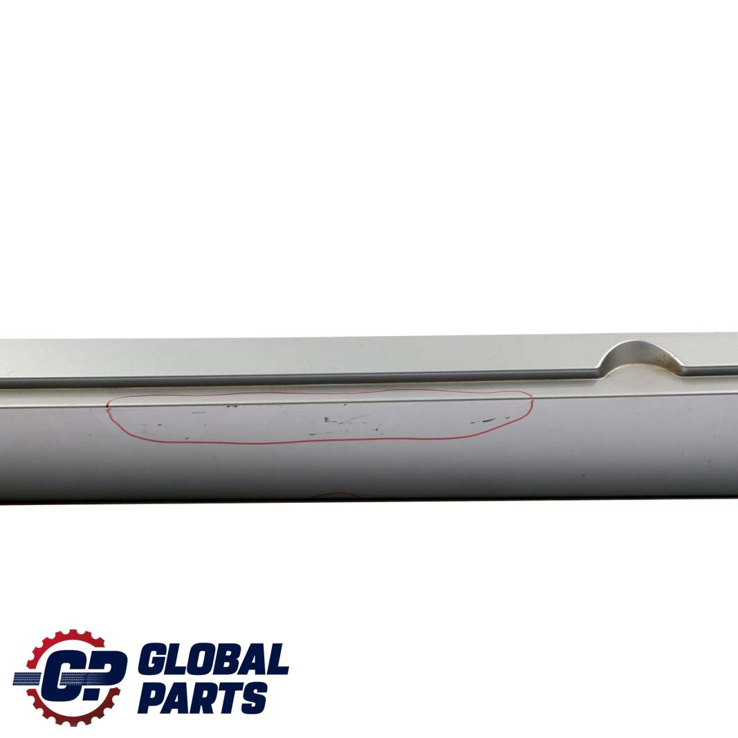 BMW 5 Series E60 E61 Door Sill Side Cover Skirt Left N/S Silbergrau Silver Grey