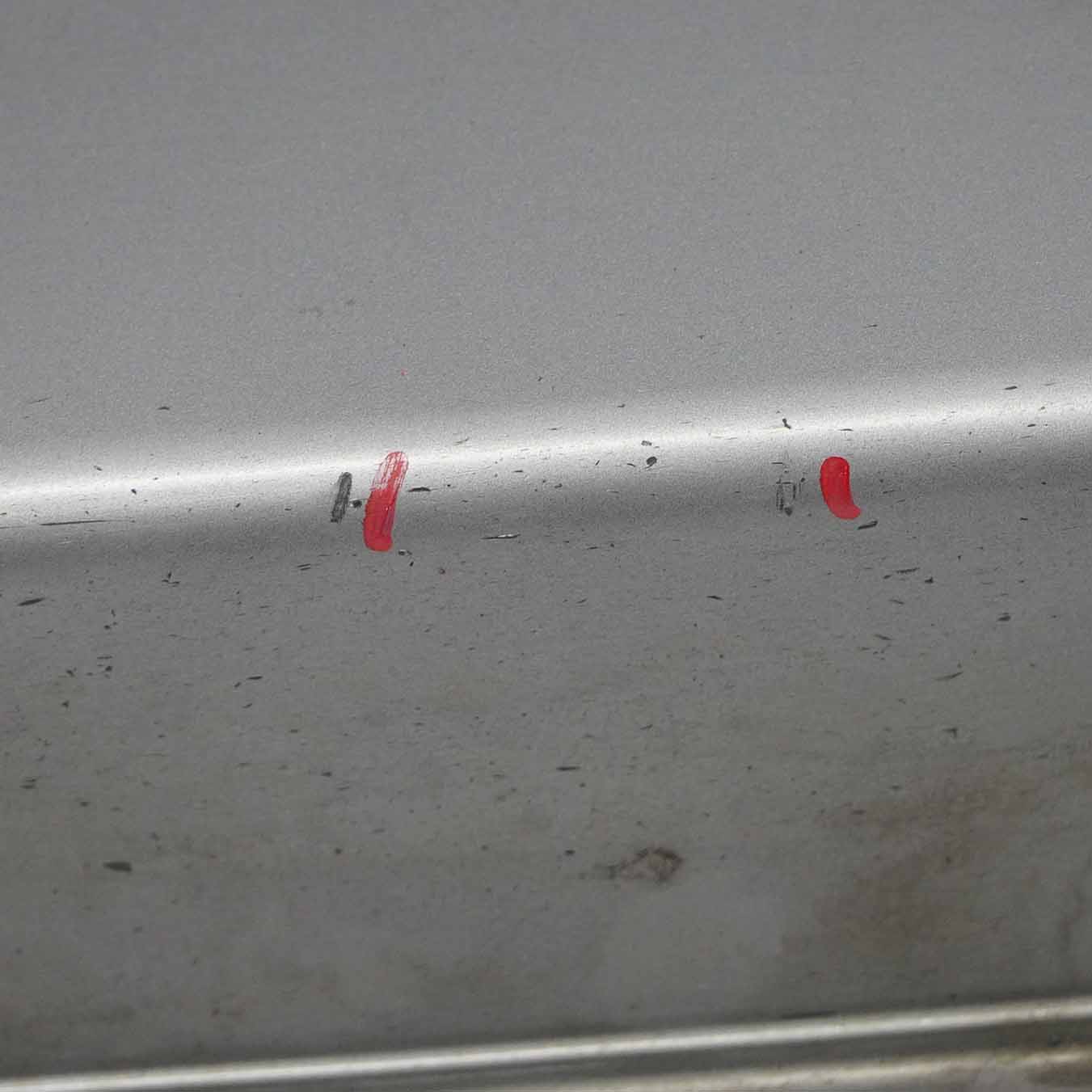 BMW E60 E61 Side Skirt Door Sill Cover Left N/S Silbergrau Silver Grey - A08