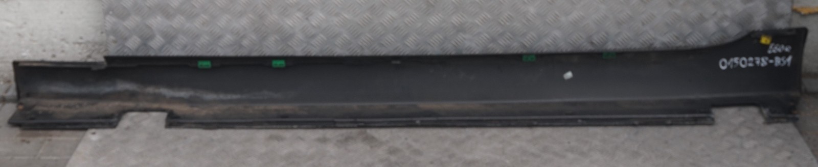 BMW 5 Series 1 E60 E61 Door Sill Side Cover Skirt Right O/S Black Sapphire