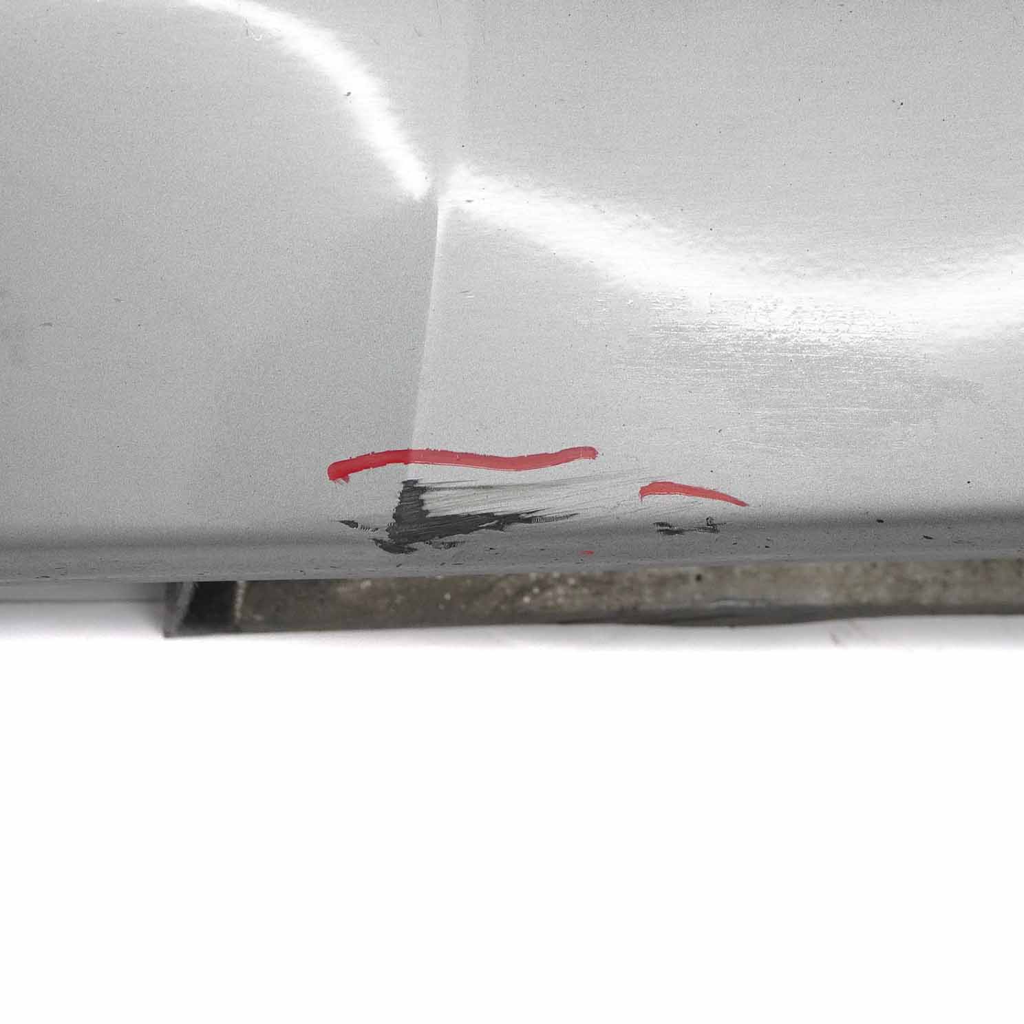 BMW E60 E61 Door Sill Side Cover Skirt Right O/S Silbergrau Grey A08