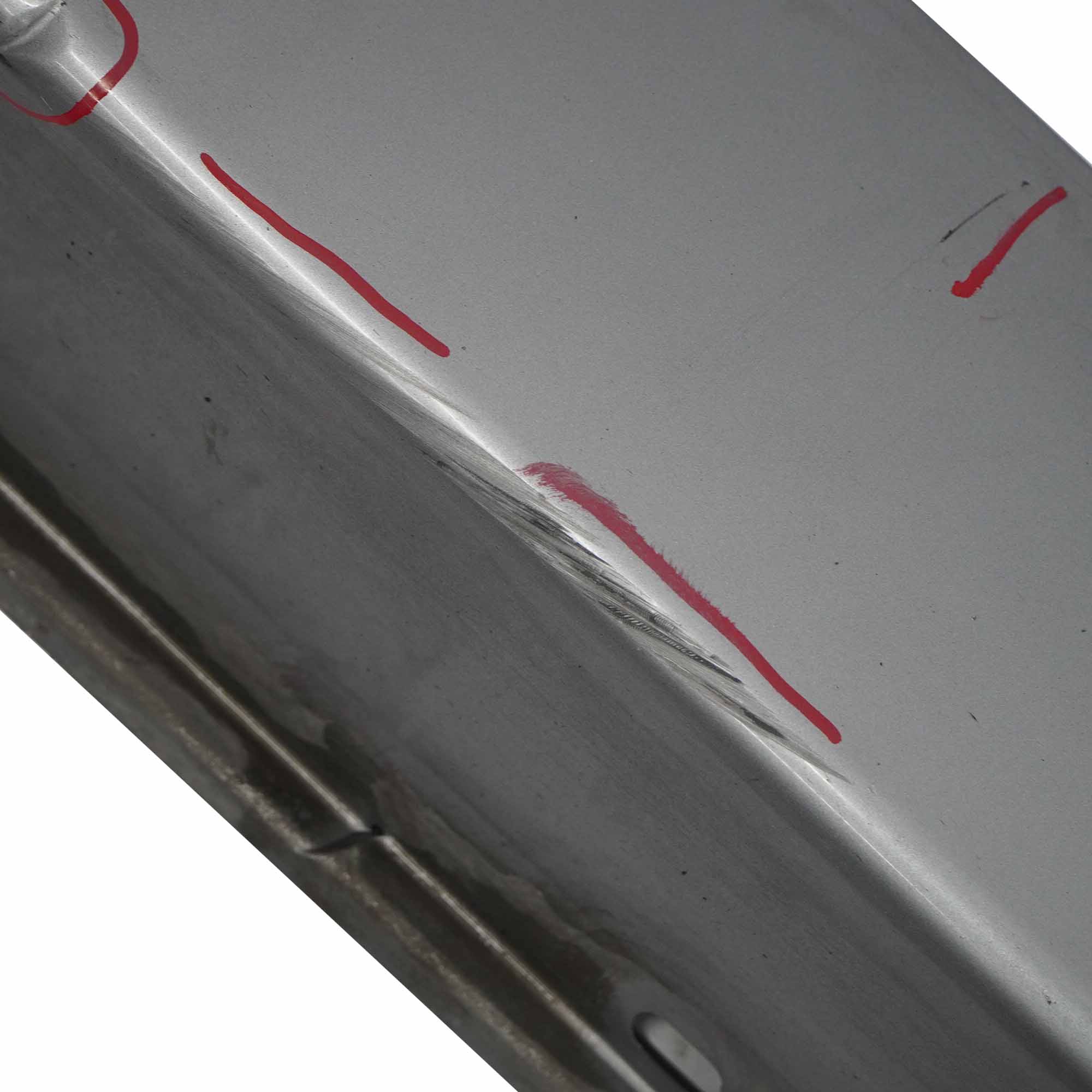 BMW E60 E61 Door Sill Side Cover Skirt Right O/S Silbergrau Grey A08