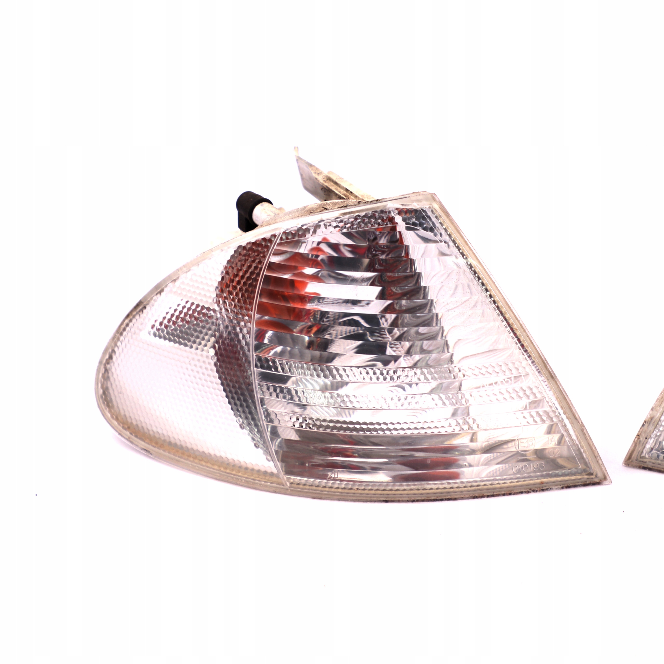 BMW 3 E46 Saloon Touring Front Right Left N/O/S Turn Indicator Lamp White Set