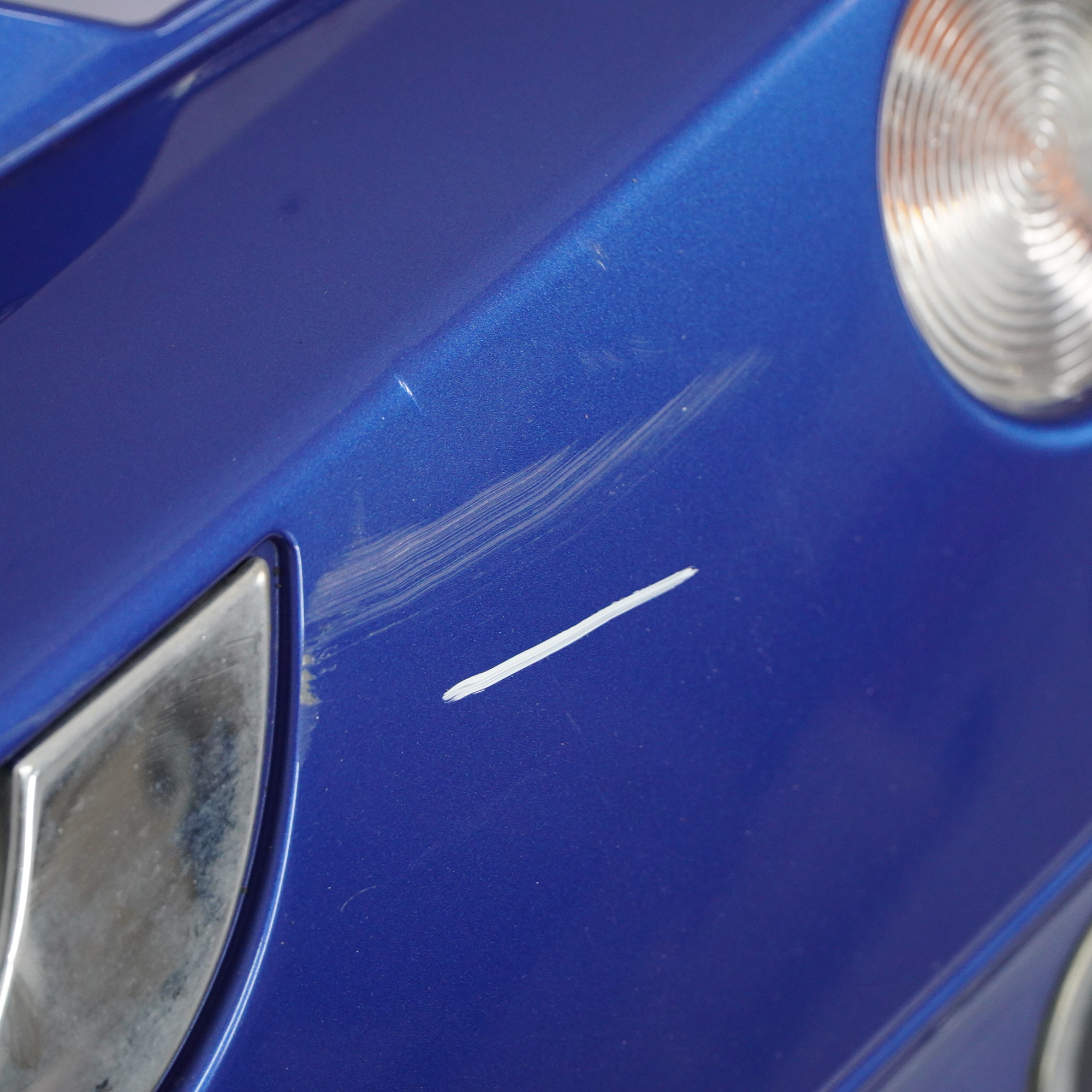 Mini R50 R52 Front Bumper Complete Trim Panel Hyper Blue Metallic - A28