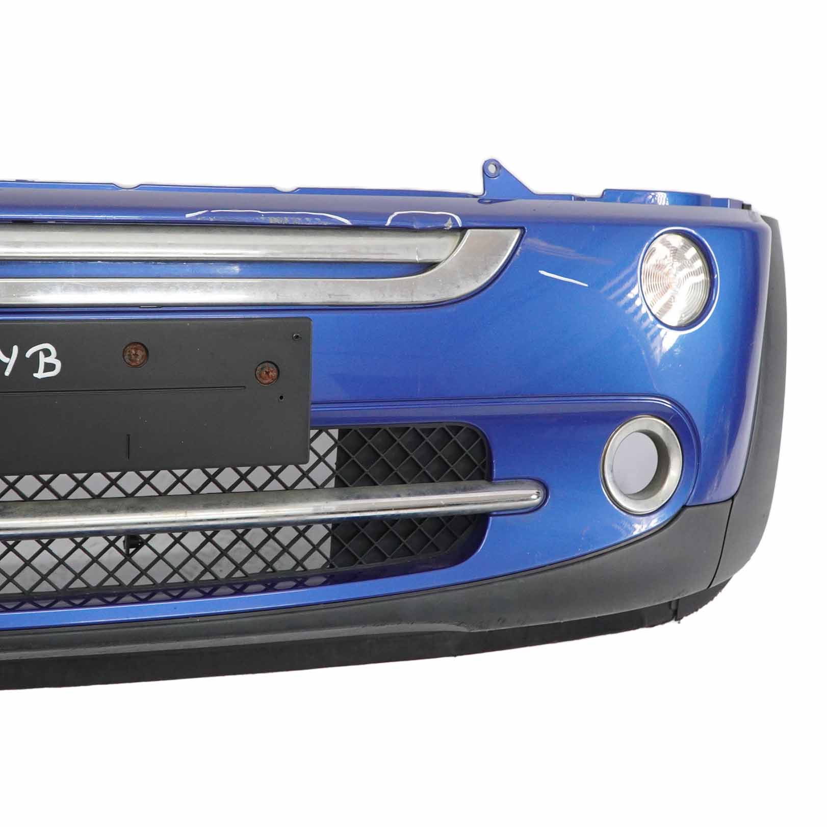 Mini R50 R52 Front Bumper Complete Trim Panel Hyper Blue Metallic - A28