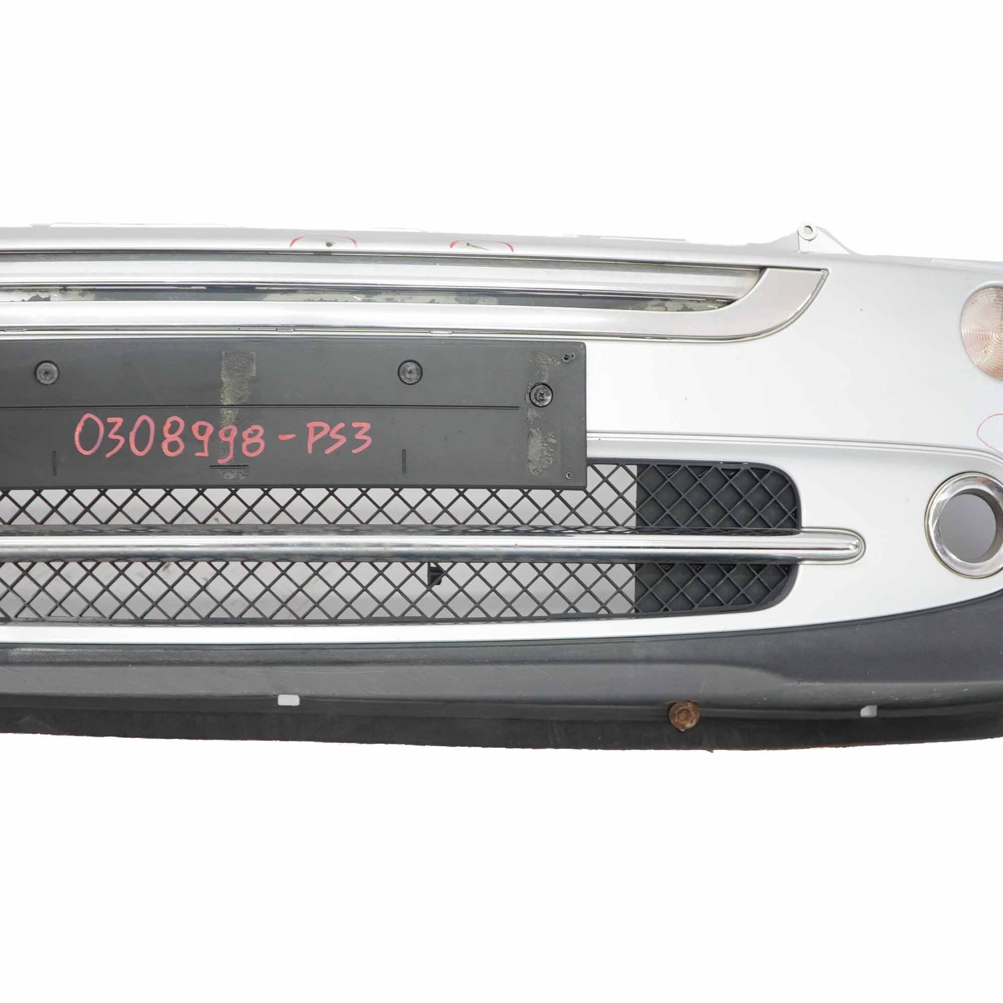 Mini R50 R52 Front Bumper Complete Trim Panel Pure Silver Metallic - 900