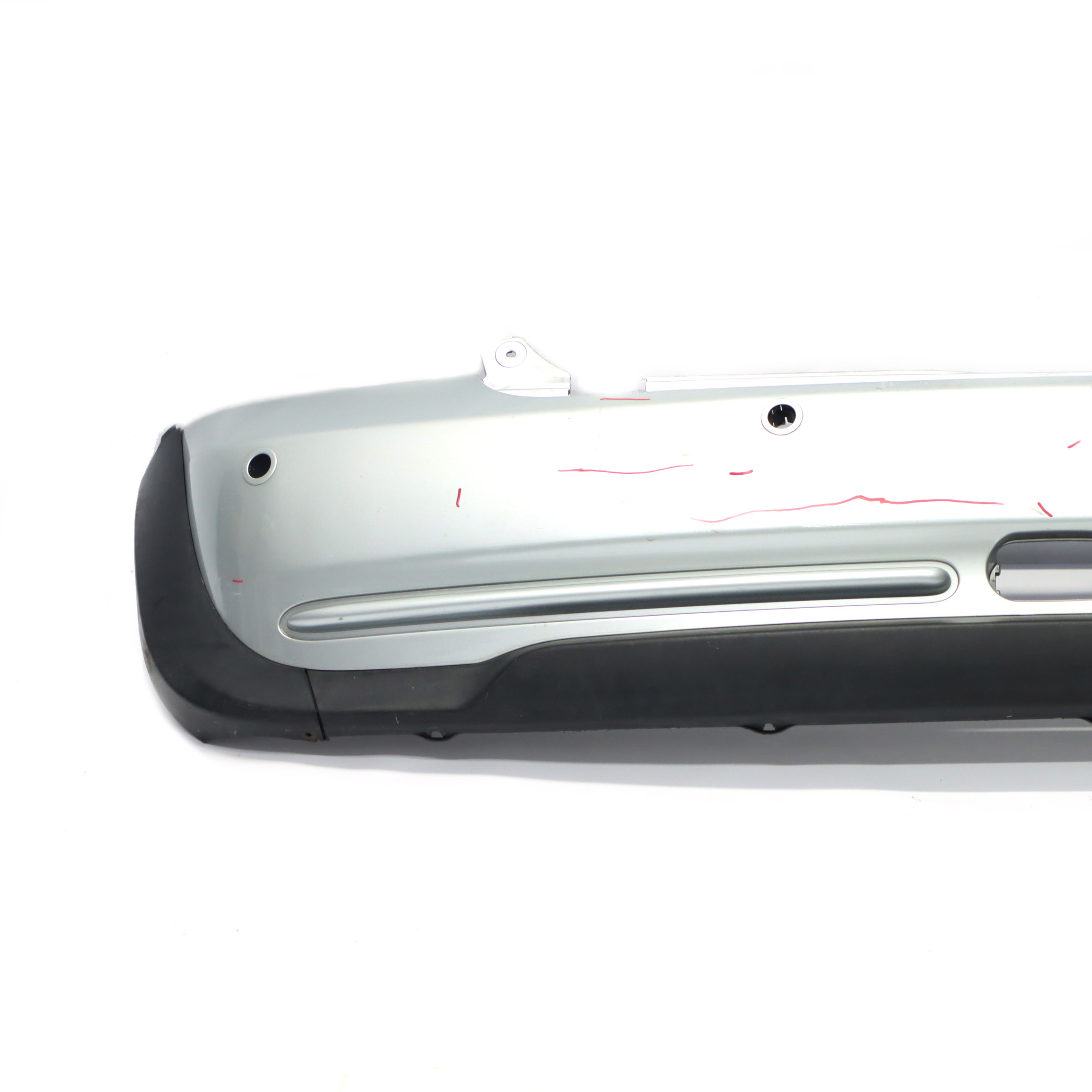 Mini R52 Rear Bumper Panel PDC Pure Silver Metallic - 900