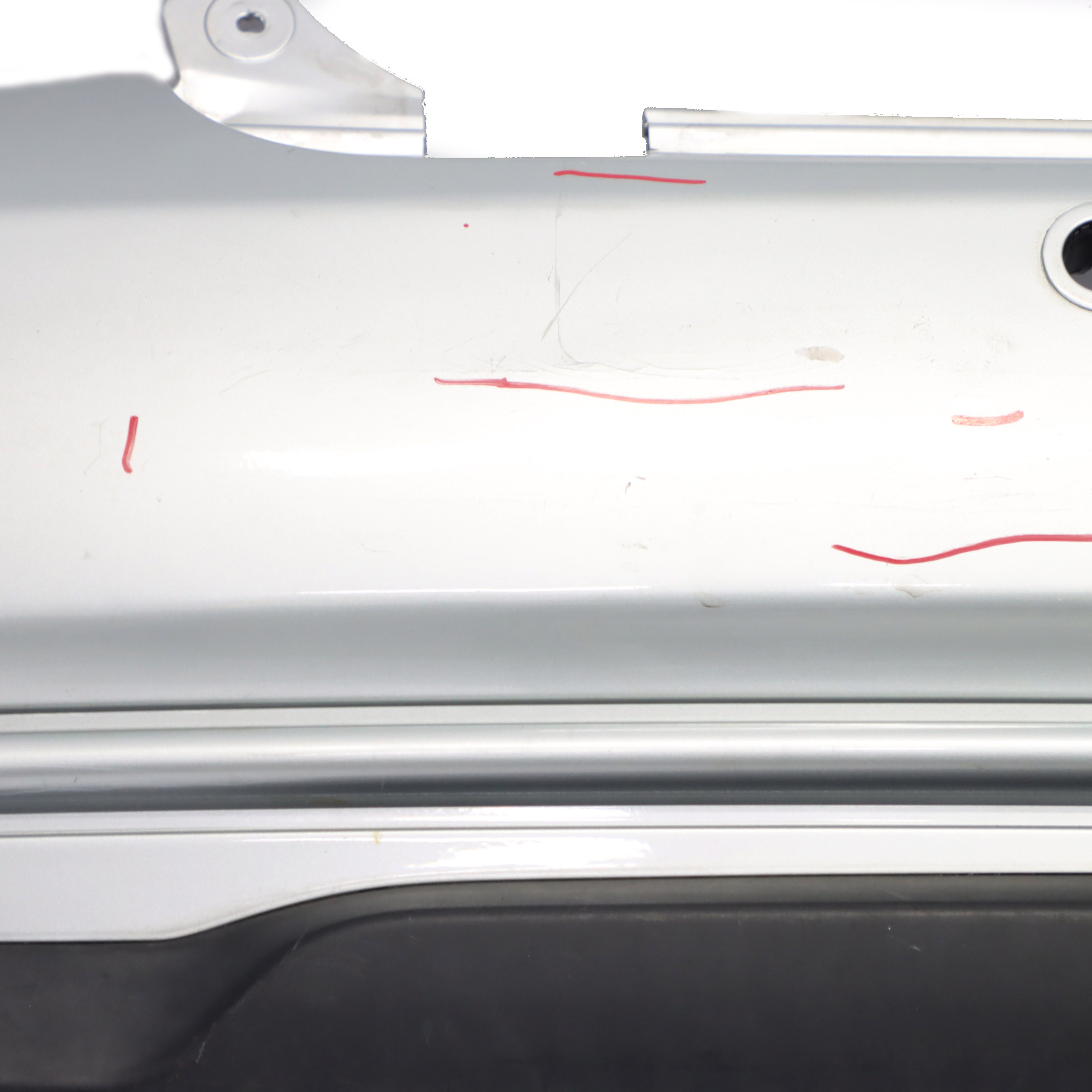 Mini R52 Rear Bumper Panel PDC Pure Silver Metallic - 900