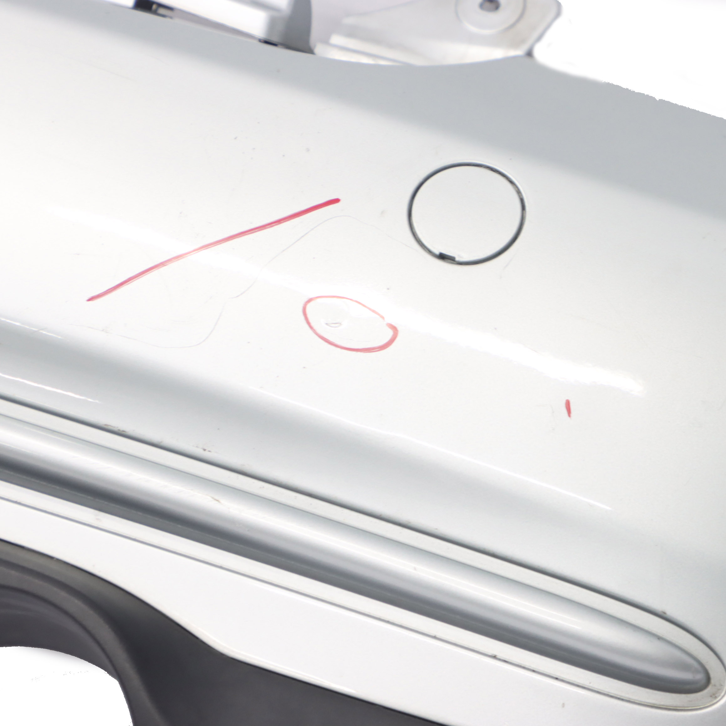 Mini R52 Rear Bumper Panel PDC Pure Silver Metallic - 900