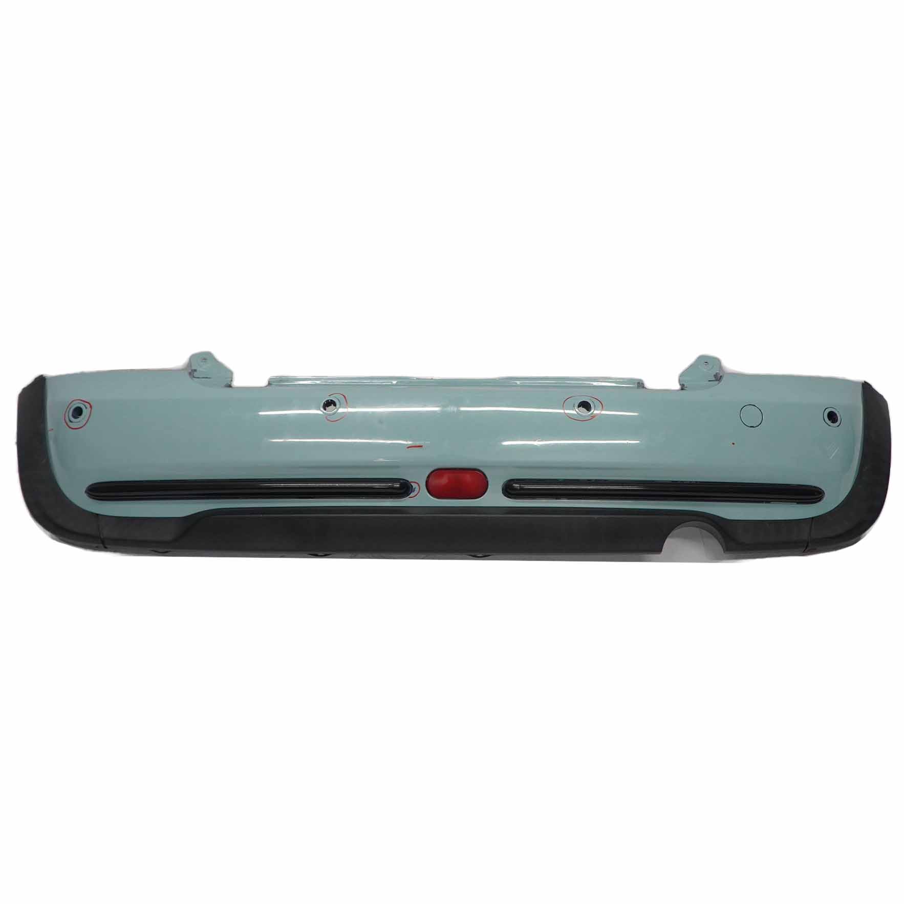 Mini R52 Rear Bumper Cabrio Complete PDC Trim Panel Blue Painted