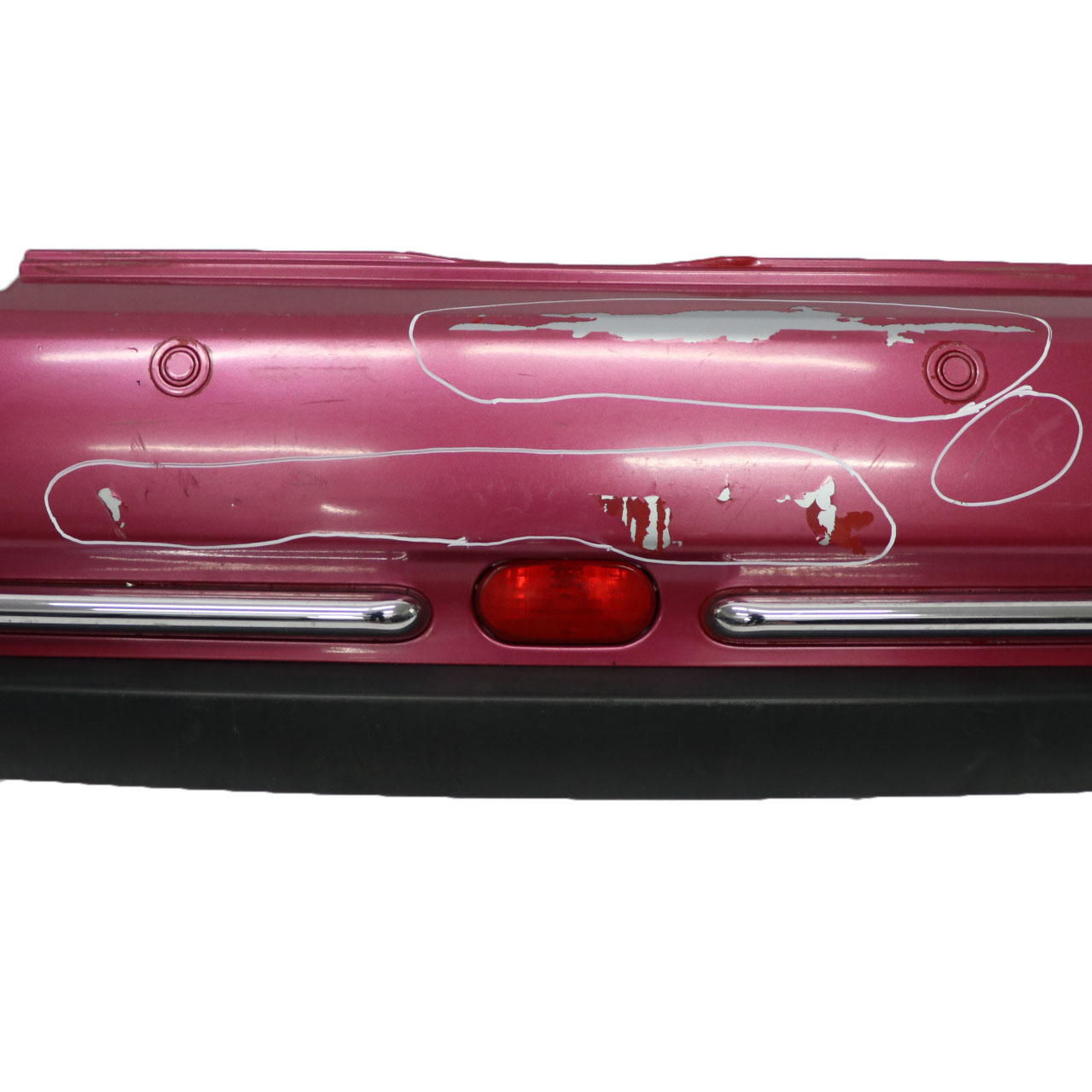 Bumper Rear Mini R52 Cabrio Complete PDC Trim Panel Pink Painted