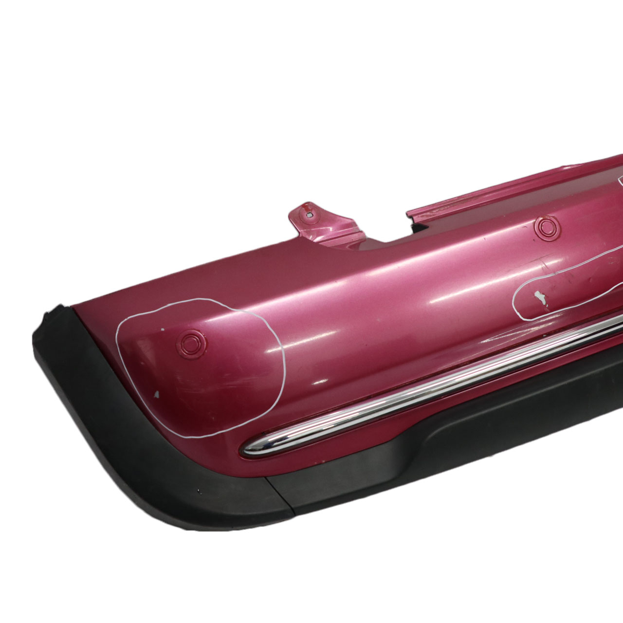 Bumper Rear Mini R52 Cabrio Complete PDC Trim Panel Pink Painted