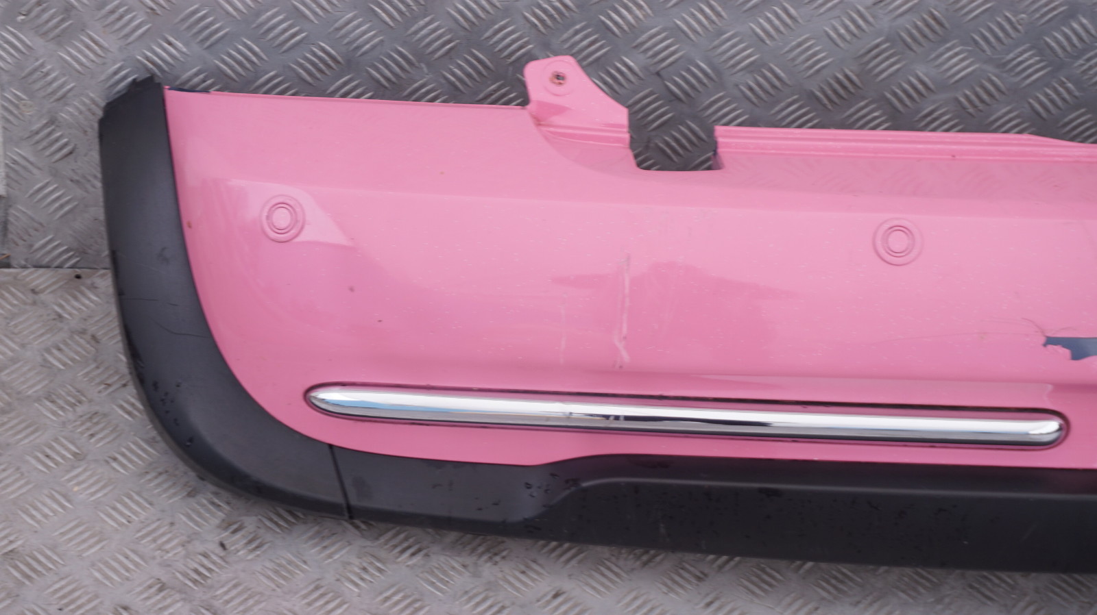 BMW MINI Cooper R52 Rear Bumper Panel Glittering Pink