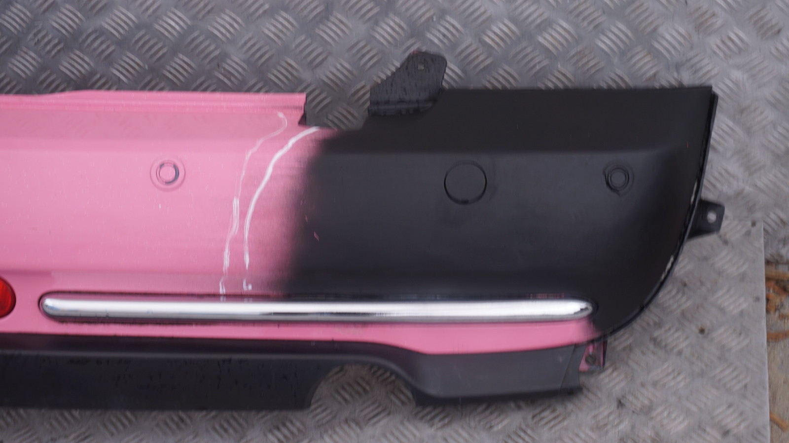 BMW MINI Cooper R52 Rear Bumper Panel Glittering Pink