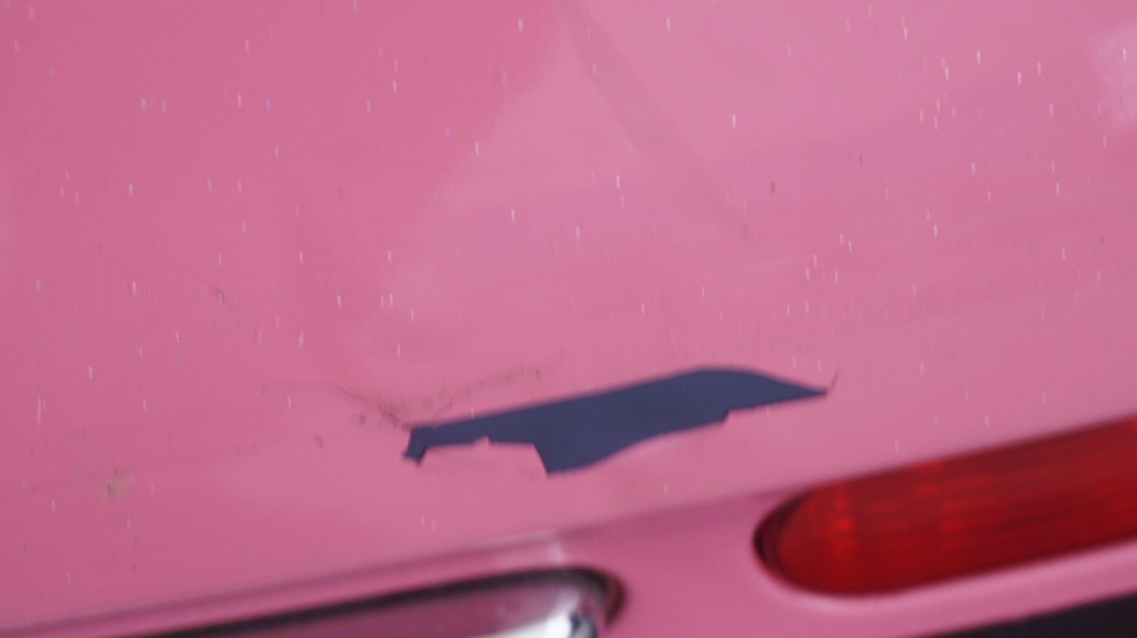 BMW MINI Cooper R52 Rear Bumper Panel Glittering Pink