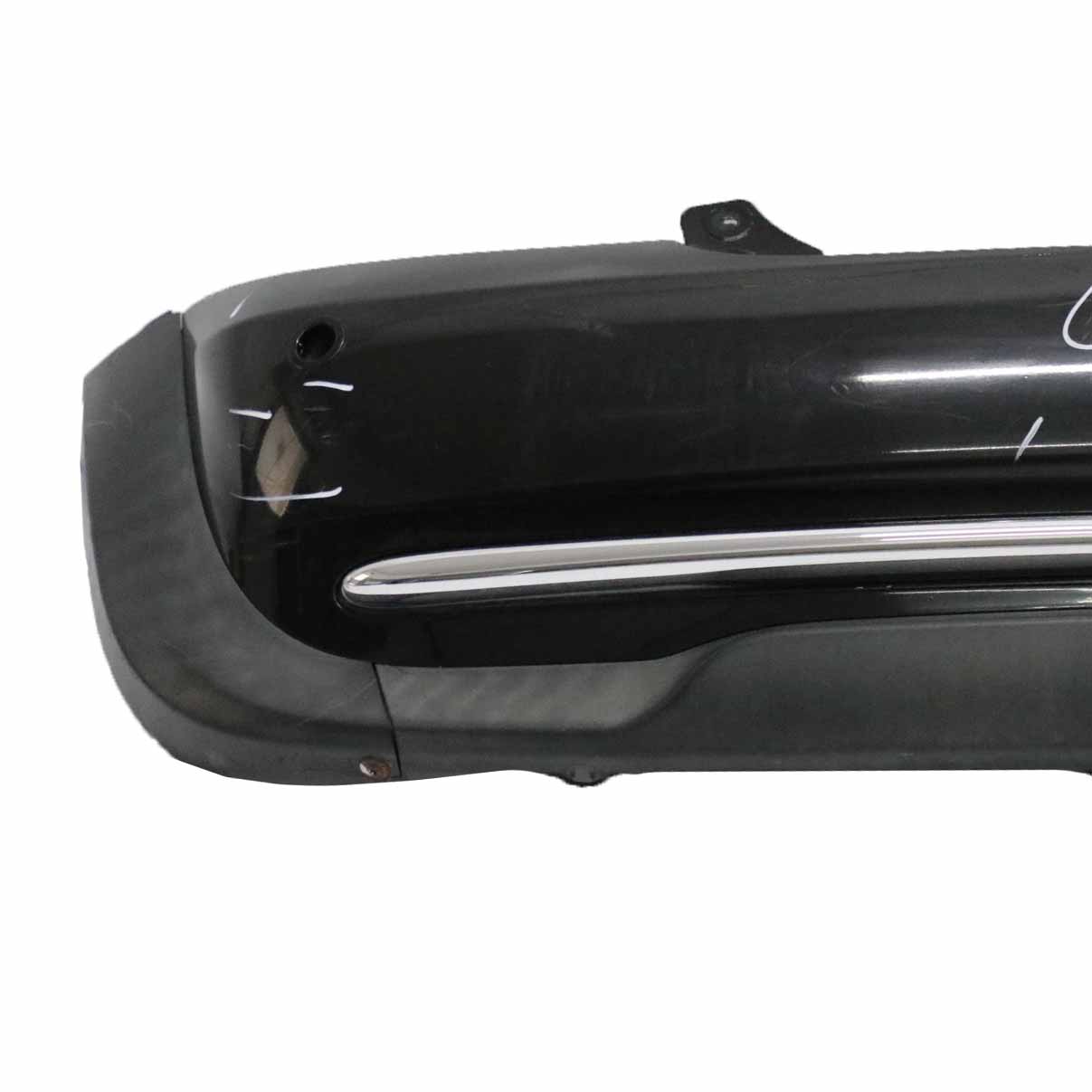 Mini R52 Rear Bumper Cabrio Complete PDC Trim Panel Schwarz 2 Black - 668