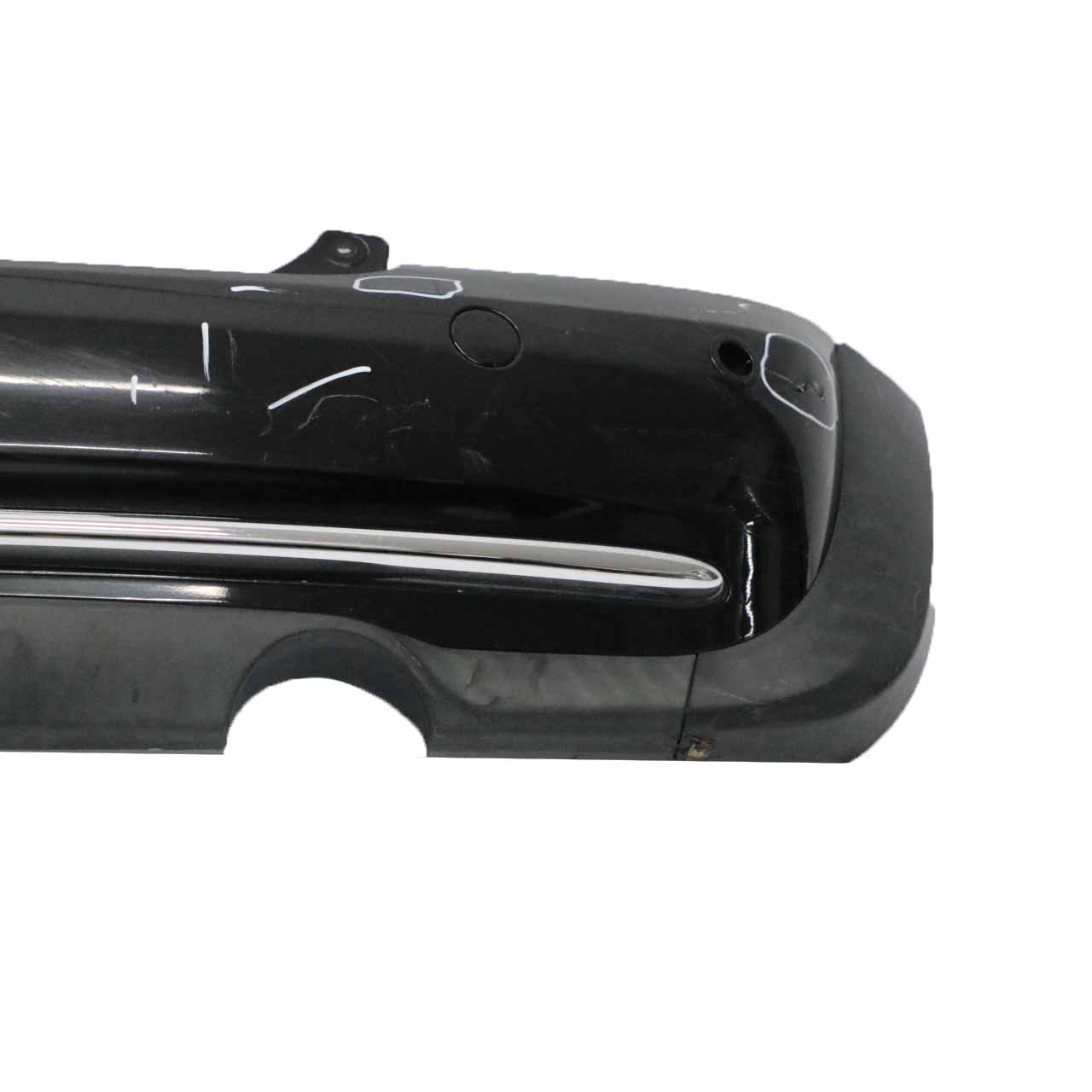 Mini R52 Rear Bumper Cabrio Complete PDC Trim Panel Schwarz 2 Black - 668