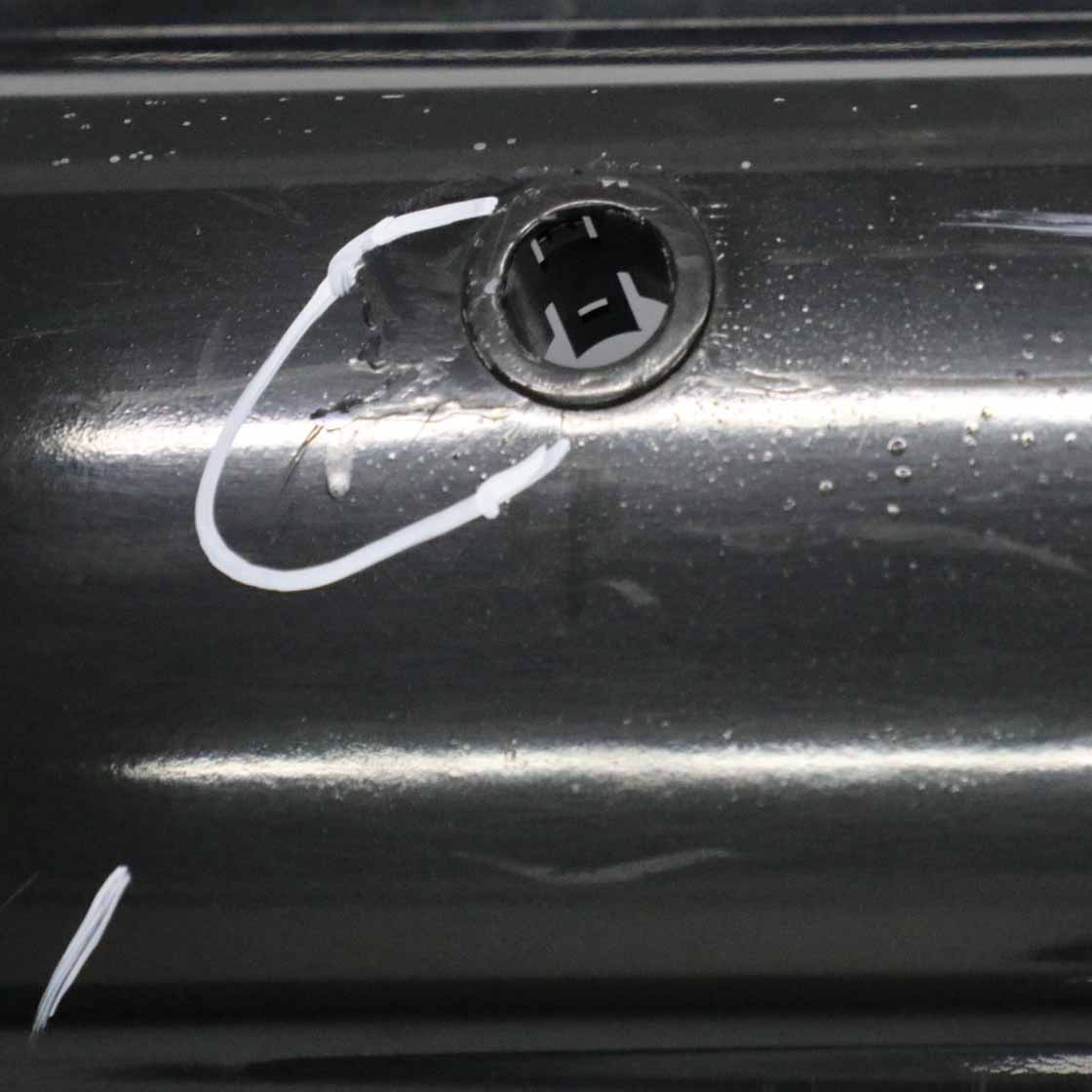 Mini R52 Rear Bumper Cabrio Complete PDC Trim Panel Schwarz 2 Black - 668