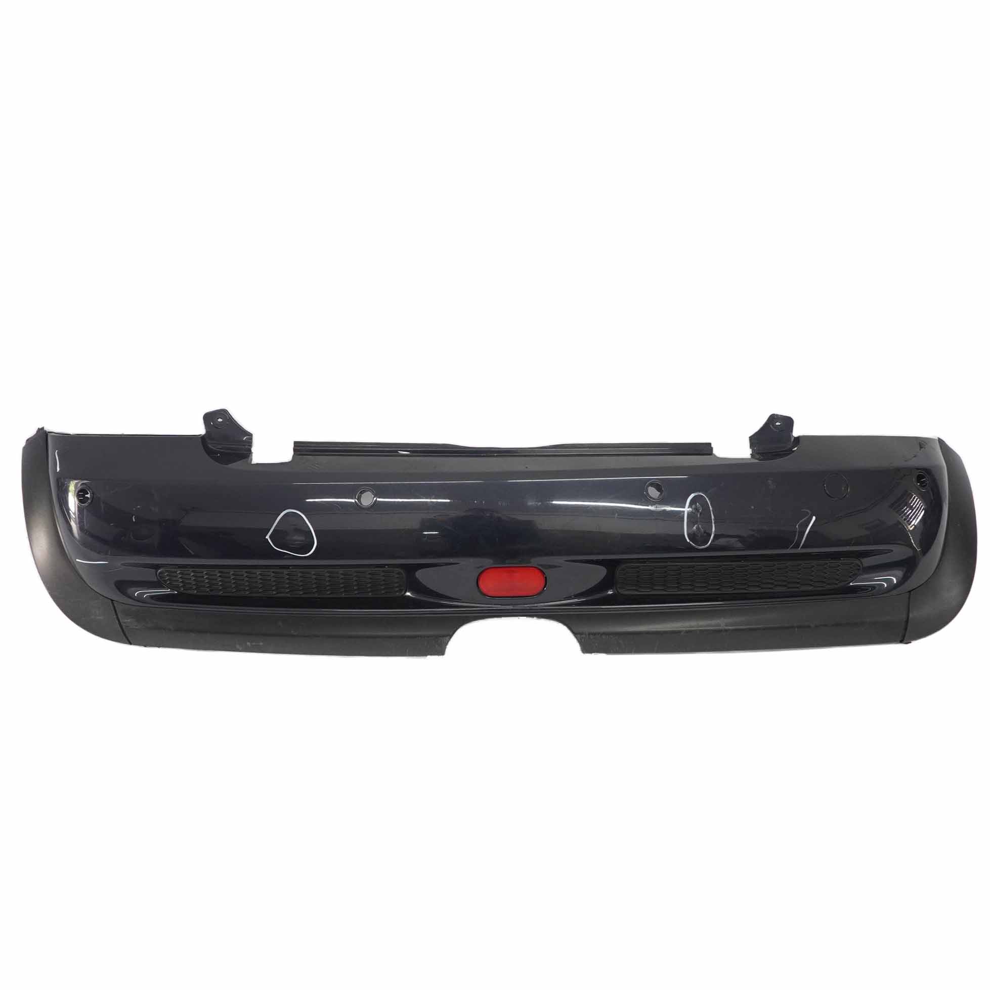 Mini R52 Rear Bumper PDC Cabrio Cooper S Panel Astro Black Metallic - A25